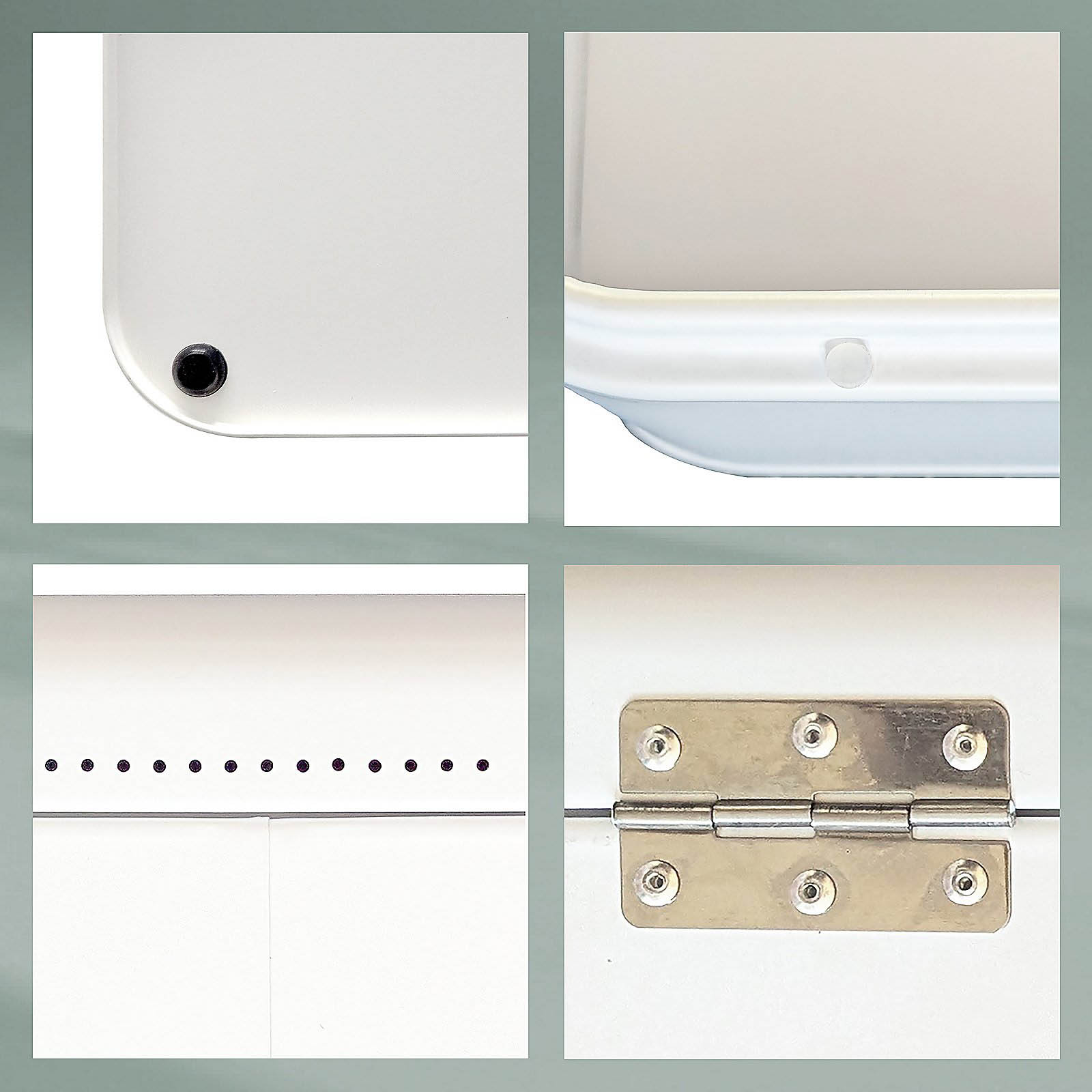 KELA FRISCA metal bread bin 30 x 18 x 16.5 cm white matt