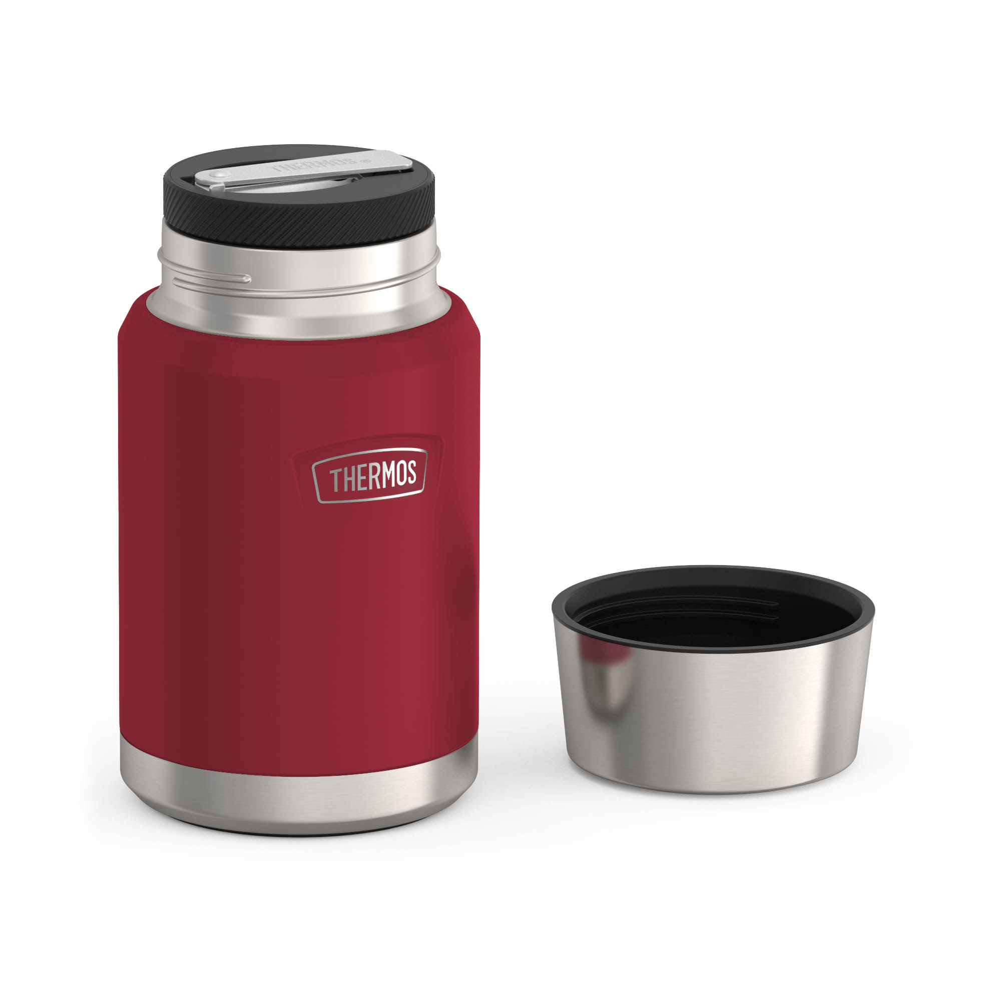 THERMOS Isolierspeisegefäß ICON FOOD JAR 0,71 Liter Edelstahl doppelwandig berry