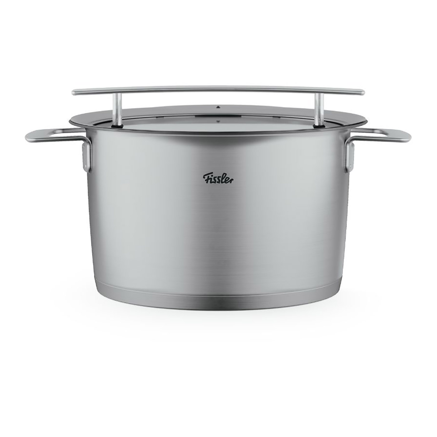 FISSLER Serie PHI COLLECTION Hoher Kochtopf 24 cm 6,5 Liter mit Glasdeckel