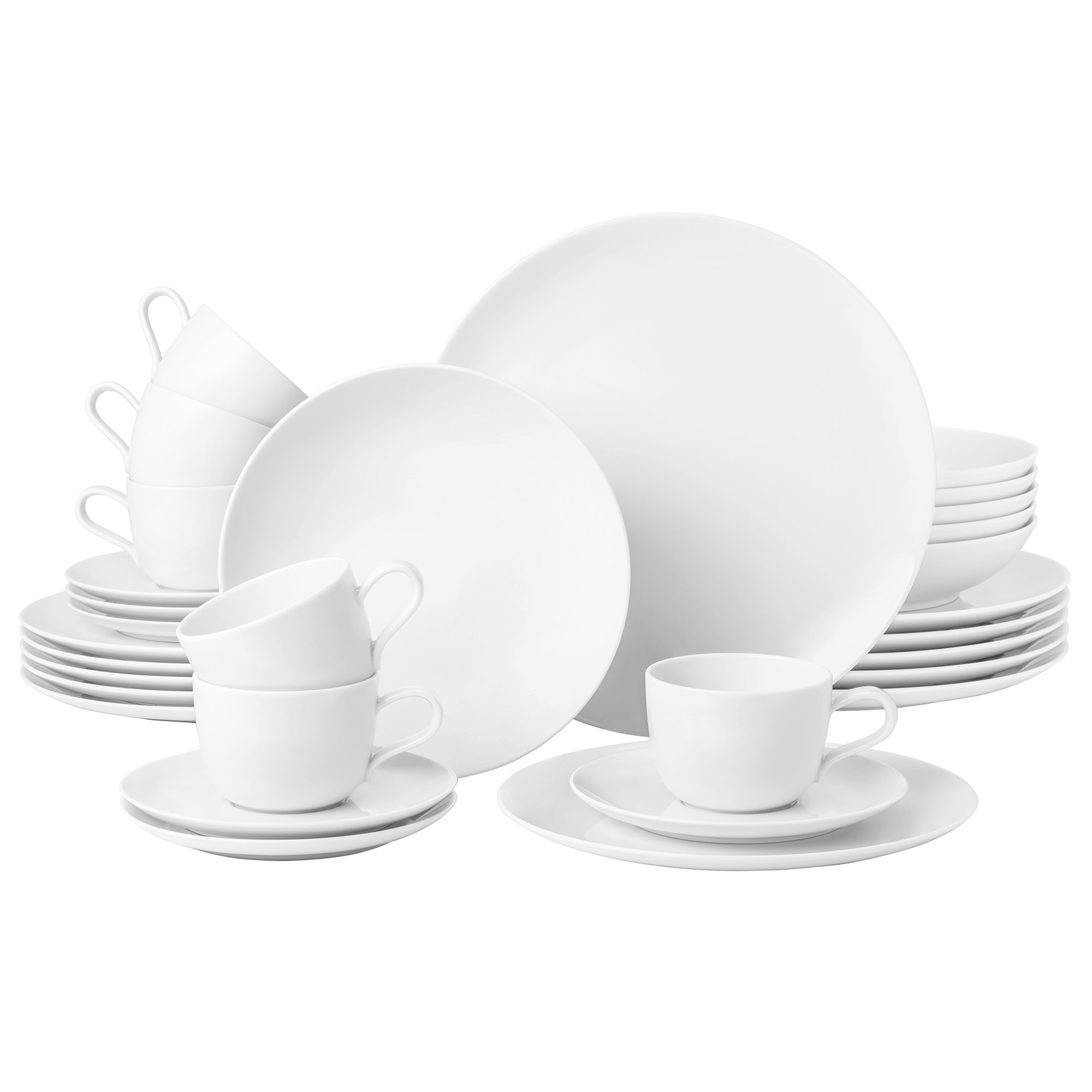 Seltmann Weiden LIBERTY weiß 003 uni Kombiservice 30 teilig