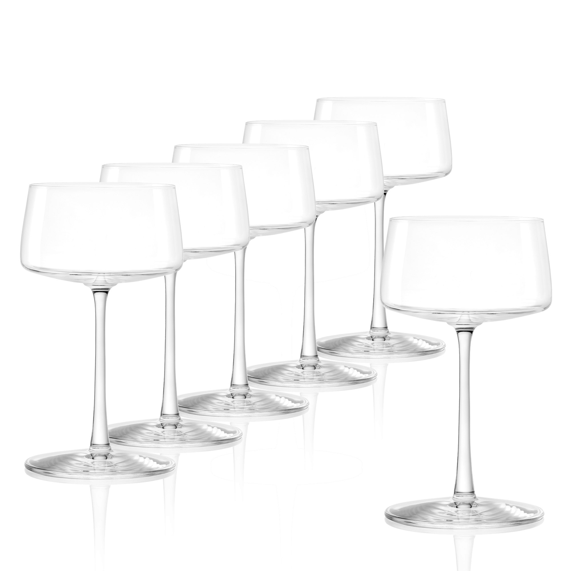 STÖLZLE LAUSITZ Serie POWER Champagnerschale Sektschale 6 Stück Inhalt 276 ml