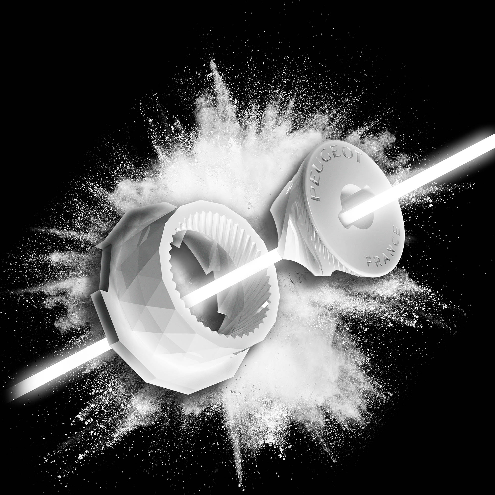 PEUGEOT Pfeffermühle Salzmühle TAHITI Duo Set 20 cm ZIRLION