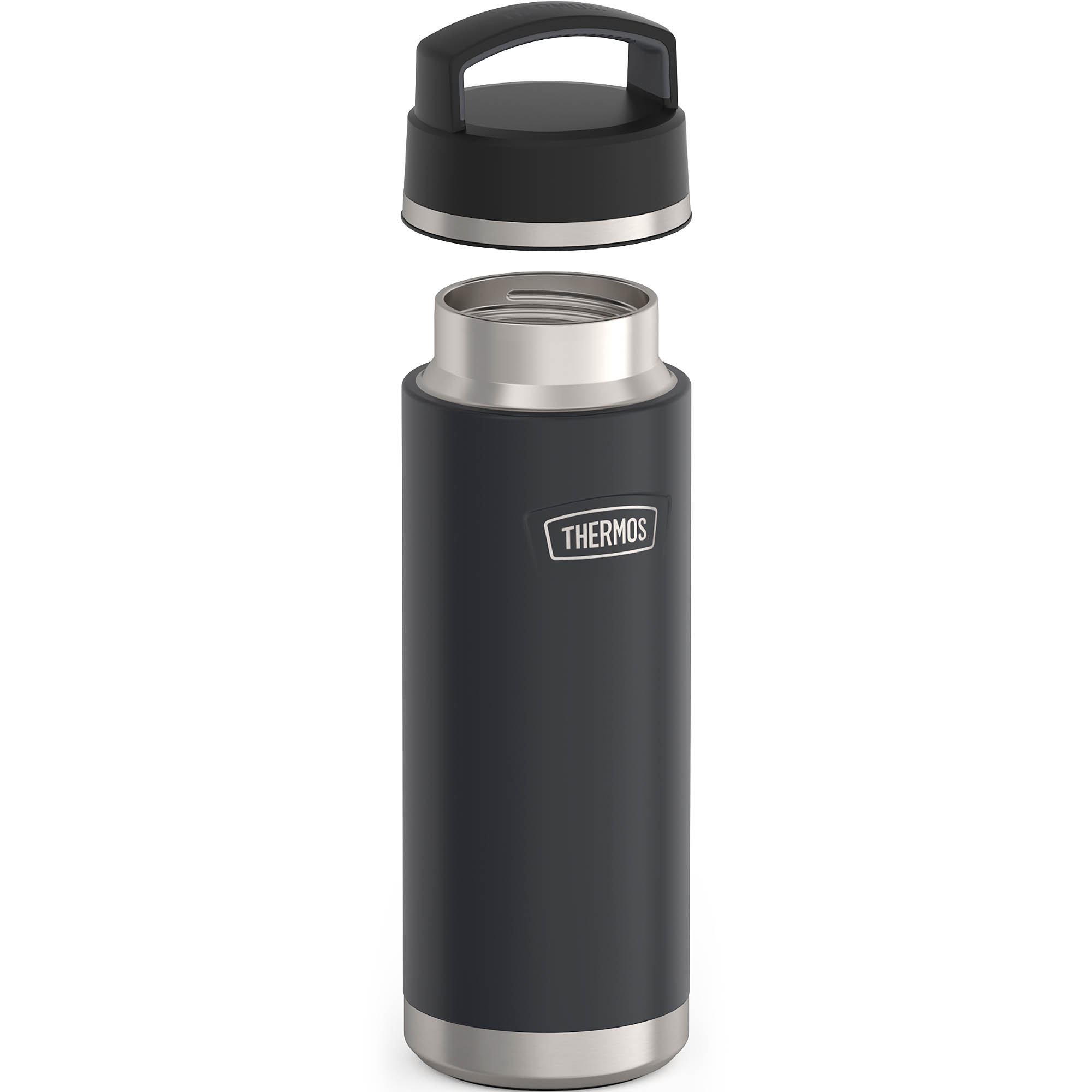 THERMOS Insulated Bottle ICON BEVERAGE BOTTLE 0.71 L Stainless Steel Double-Walled Graphite