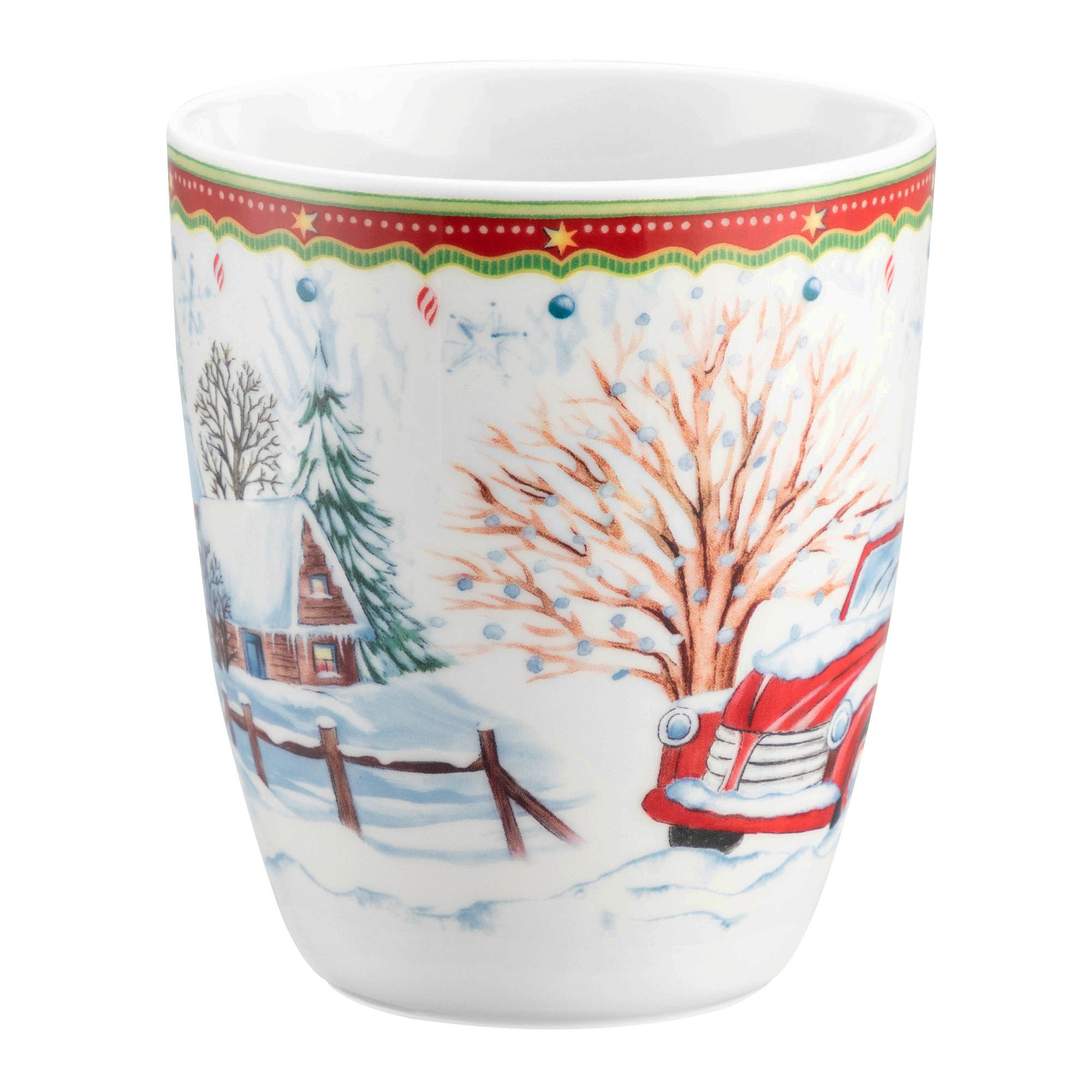 Seltmann Weiden CHRISTMAS MUG 65296 Mug with handle 0.4 litre Christmas car