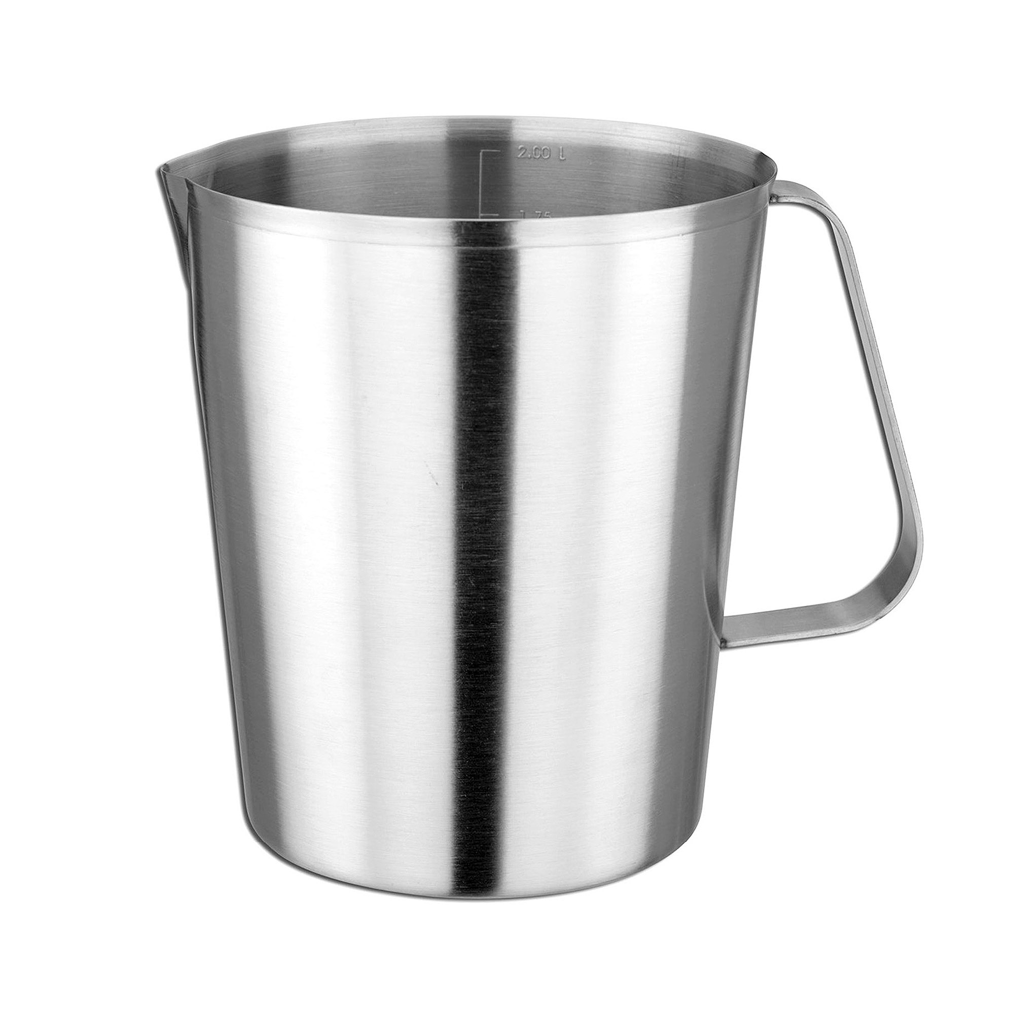 WEIS Messbecher aus Edelstahl satiniert 2,0 Liter