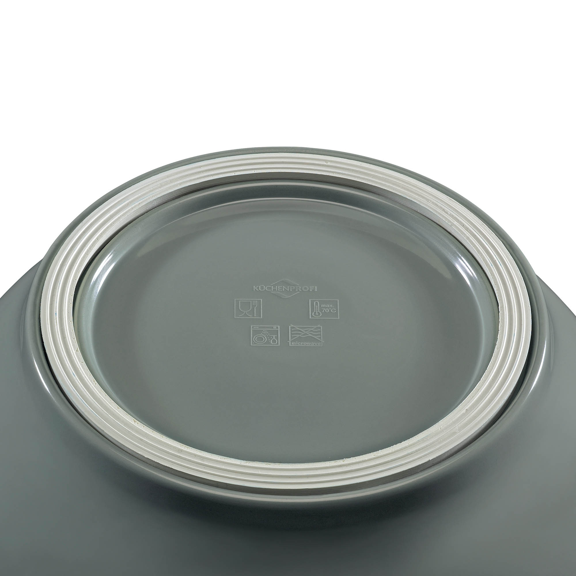KÜCHENPROFI batter bowl BAKE Mixing bowl made of melanin 4 litres grey