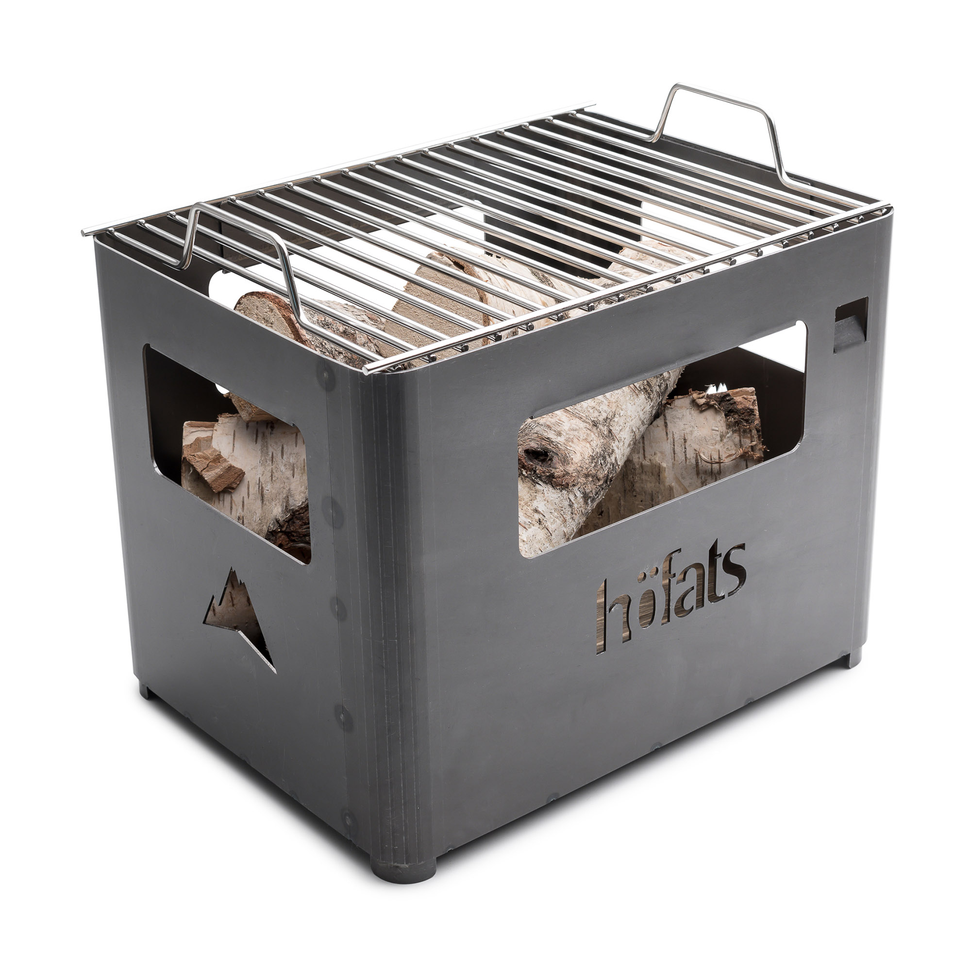 HÖFATS Edelstahl-Grillrost für Feuerkorb BEER BOX