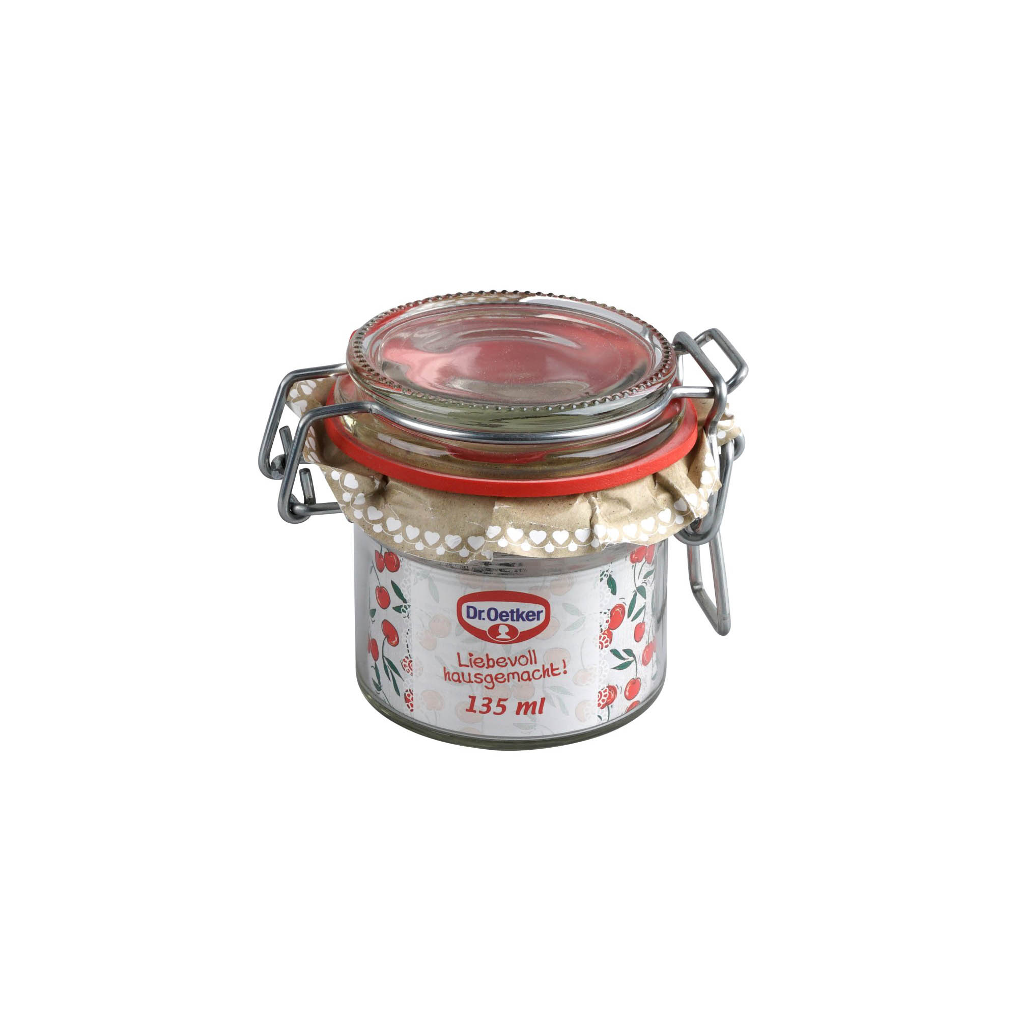 DR.OETKER swing top jar 0.135 litre preserving jar