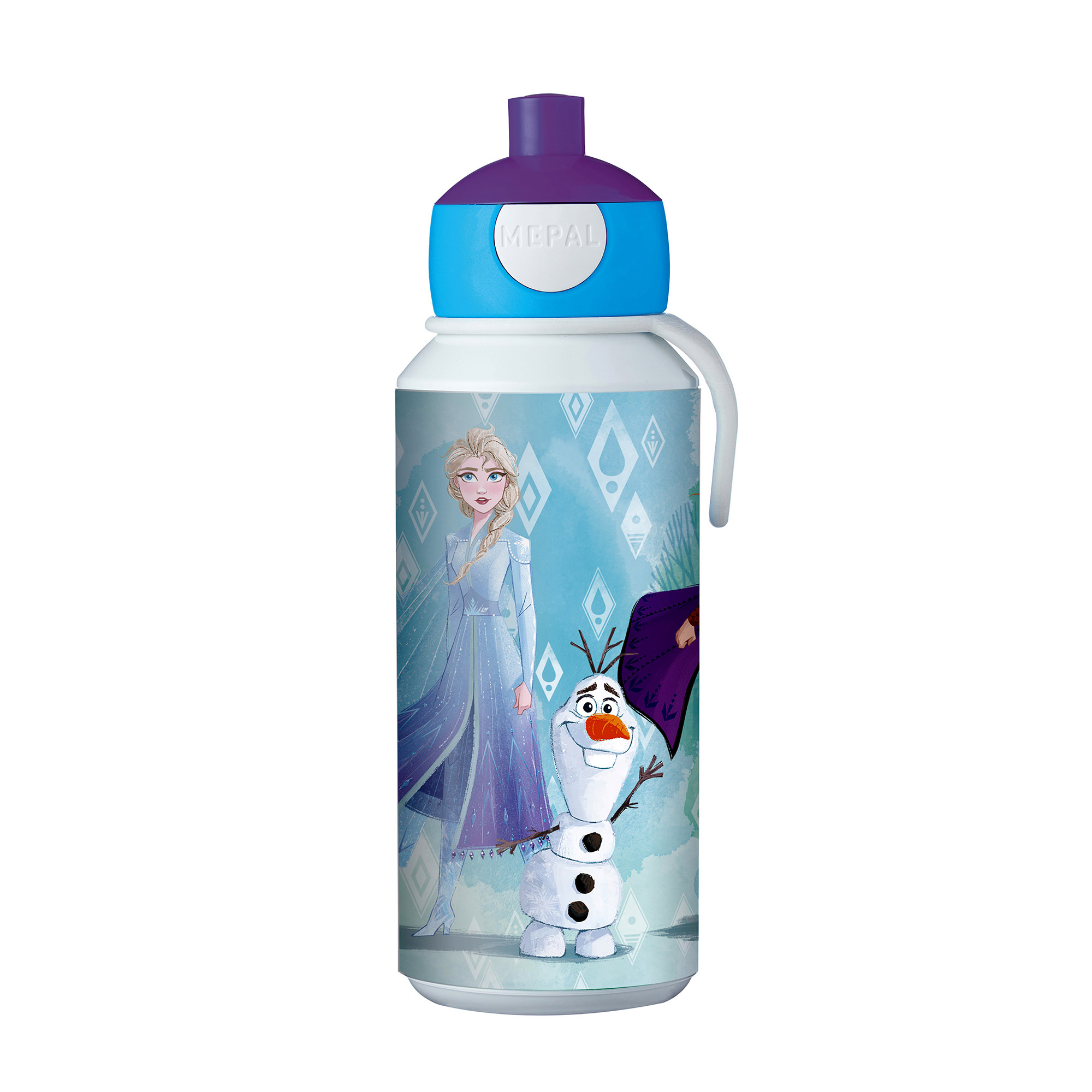 MEPAL Pop-up-Trinkflasche für Kinder CAMPUS 0,4 Liter Frozen / Eiskönigin 2