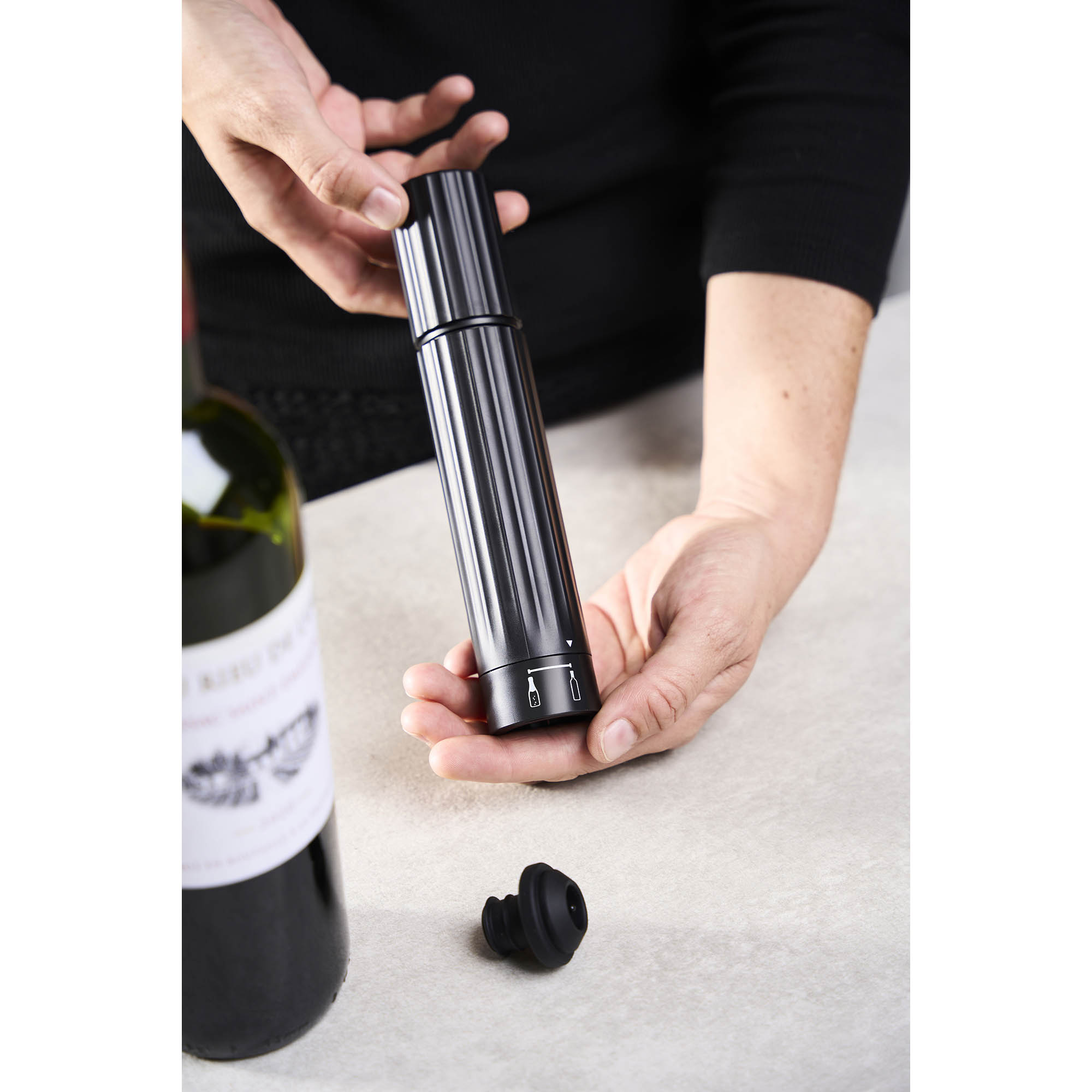 PEUGEOT FRESH 'N PRESERVE gift set with duo vacuum pump and cooling sleeve