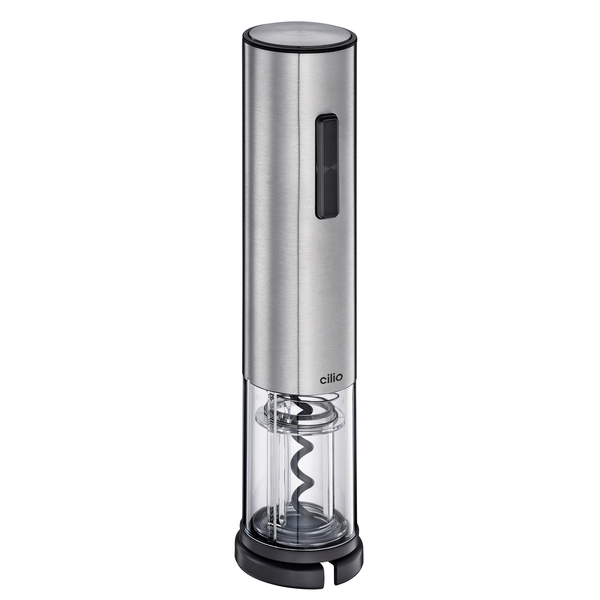 CILIO elektrischer Korkenzieher BRUNELLO Edelstahl mattiert