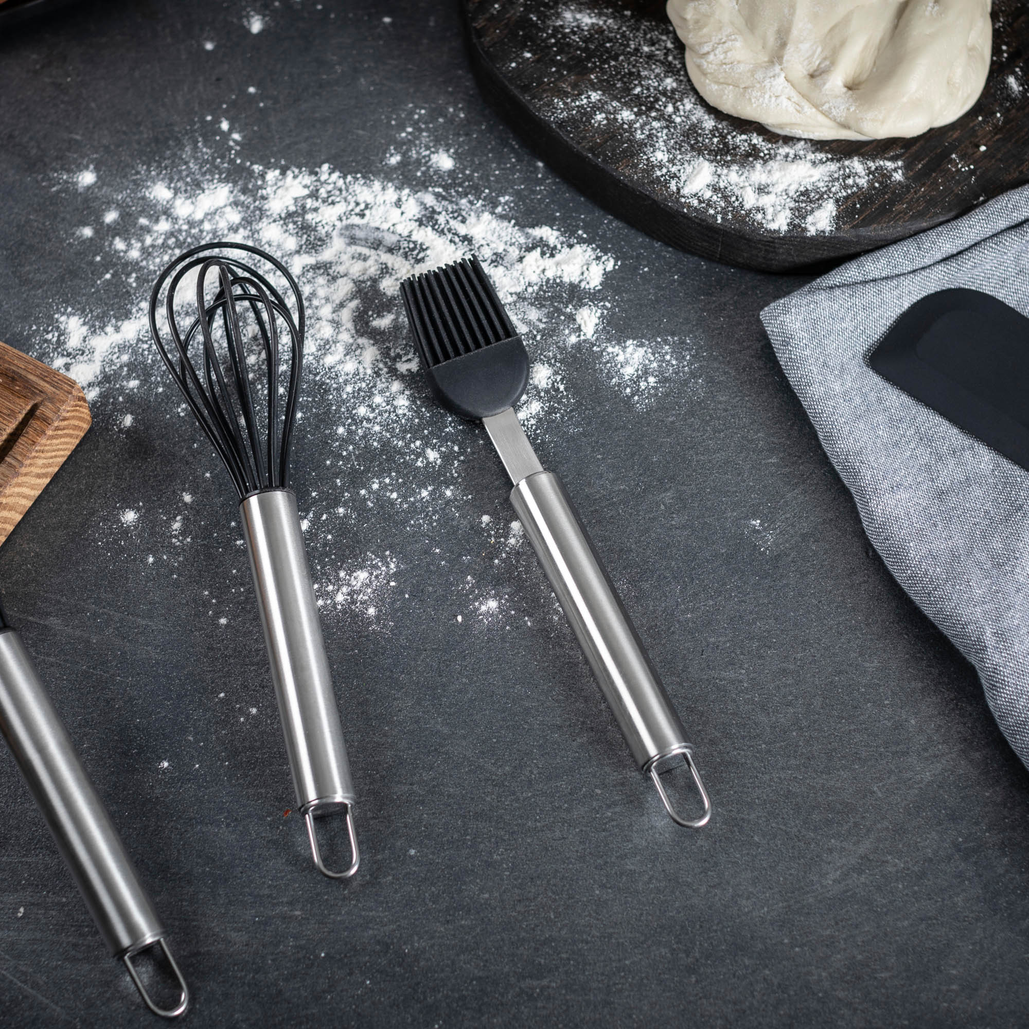 KUHN RIKON Backpinsel Marinierpinsel ESSENTIAL mit Silikonborsten