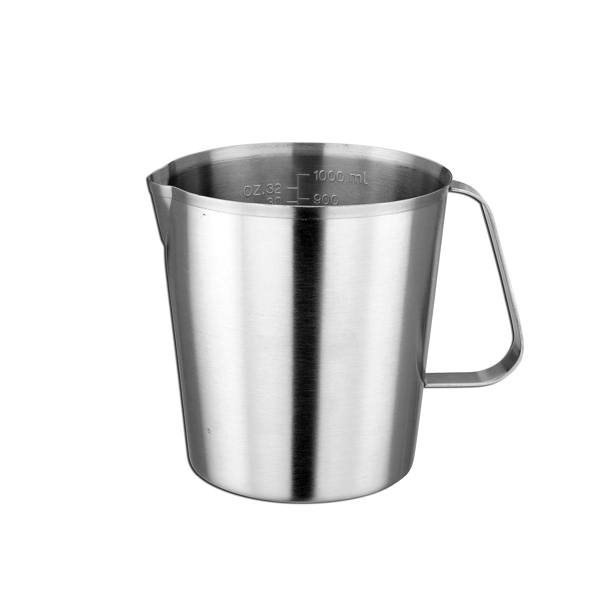 WEIS Messbecher aus Edelstahl satiniert 1,0 Liter