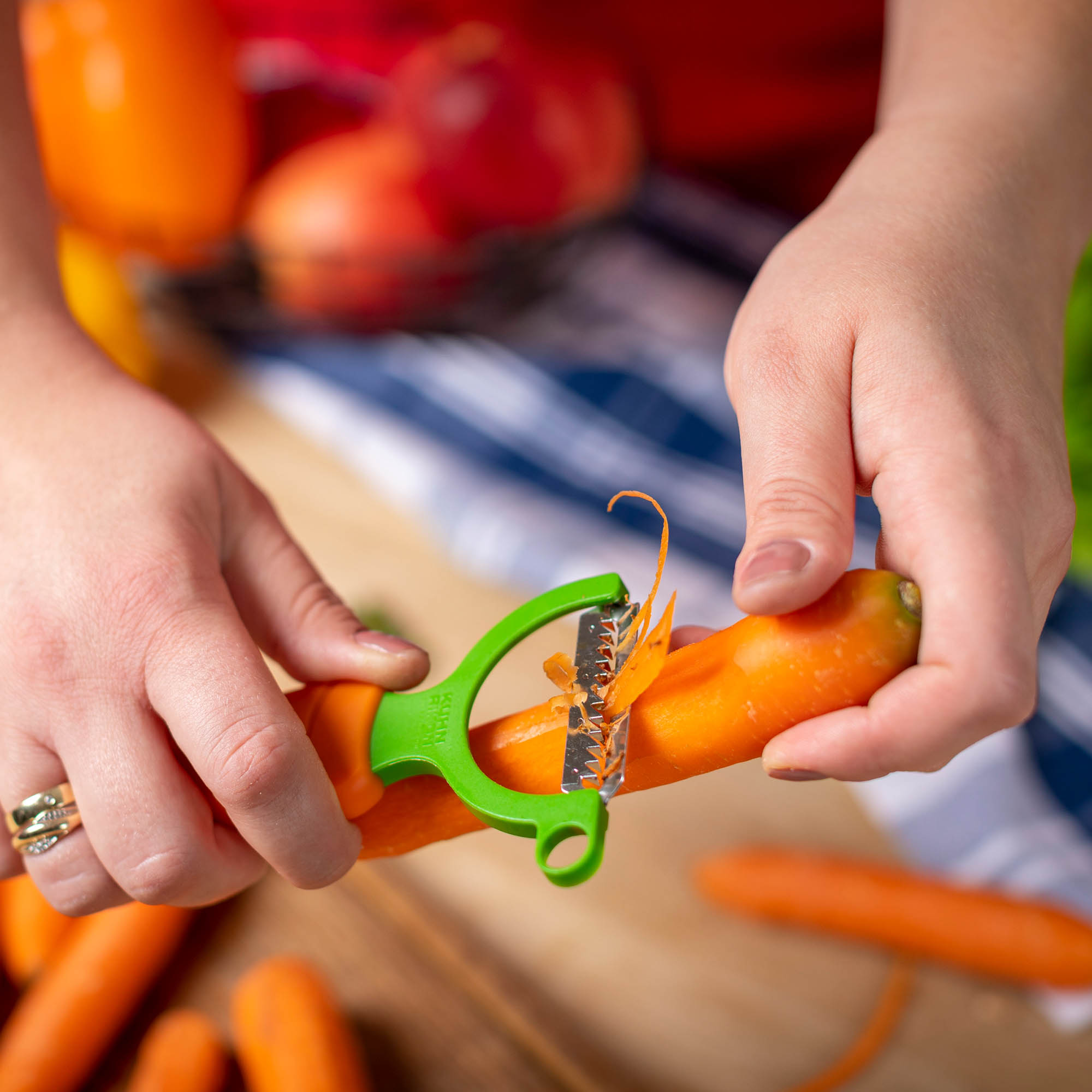 KUHN RIKON 3er Set Gemüsesparschäler VEGGIE SET
