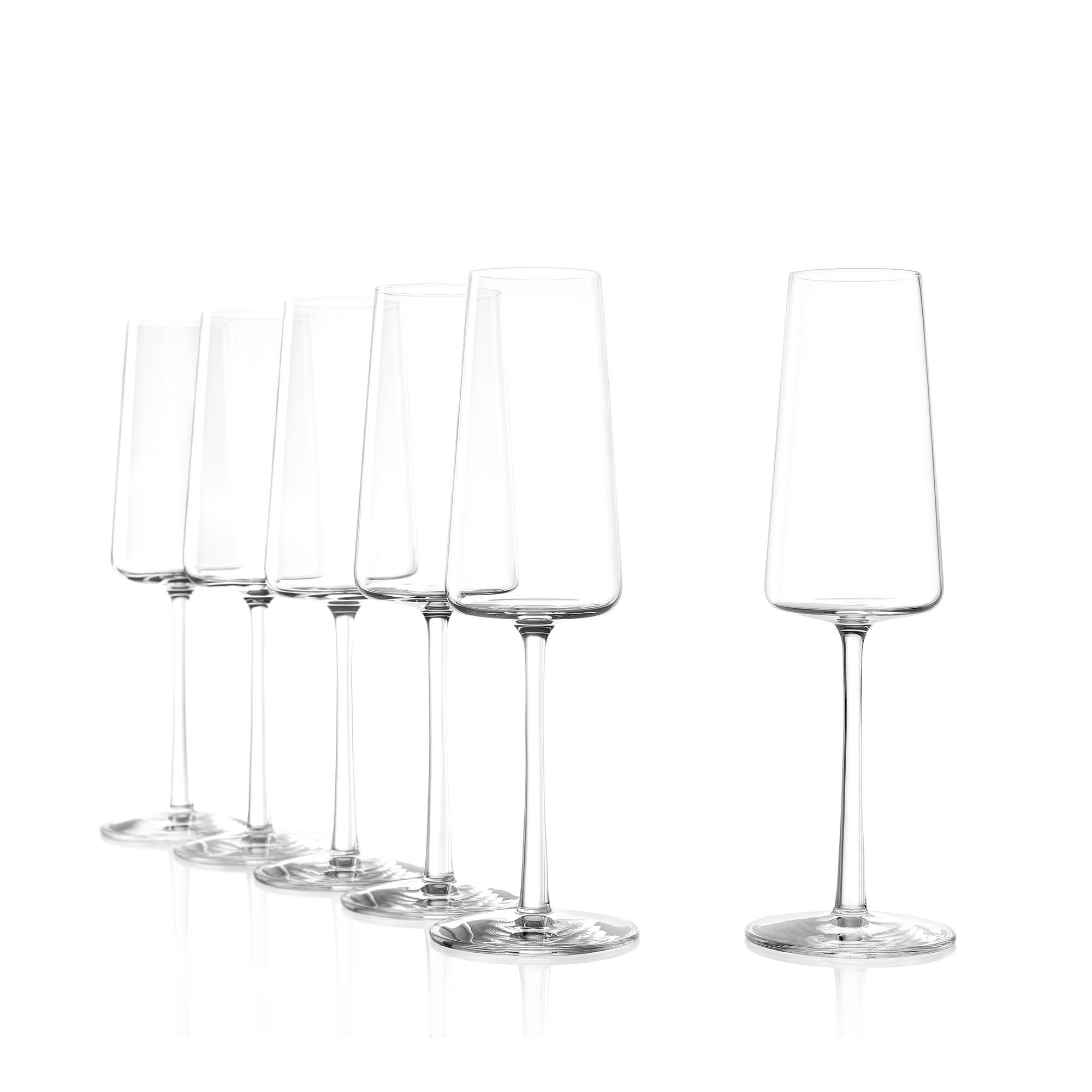 STÖLZLE LAUSITZ Serie POWER Champagnerglas Champagnerkelch 6 Stück Inhalt 240 ml