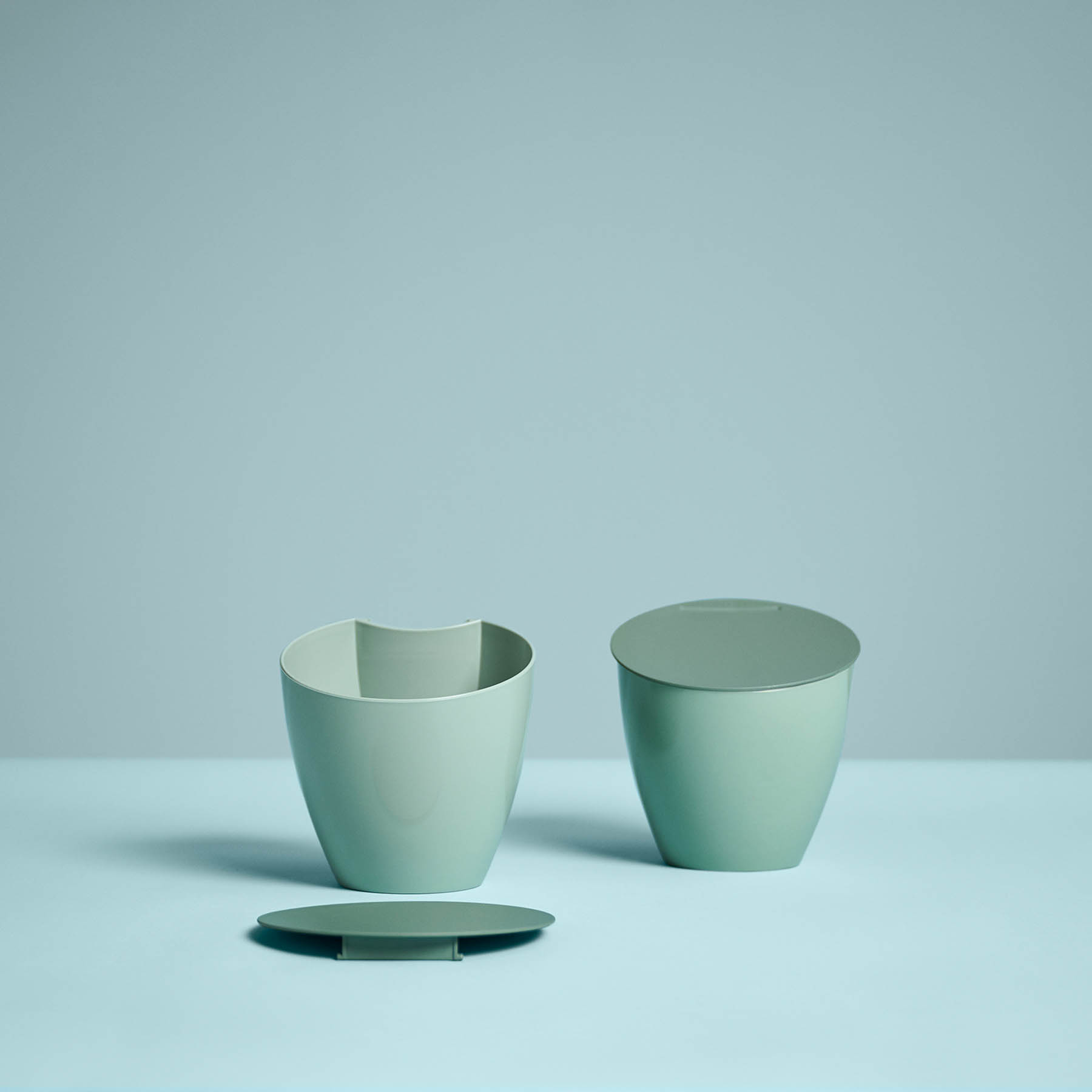 MEPAL waste bin Table waste bin CALYPSO 2.2 litres nordic sage (sage green)