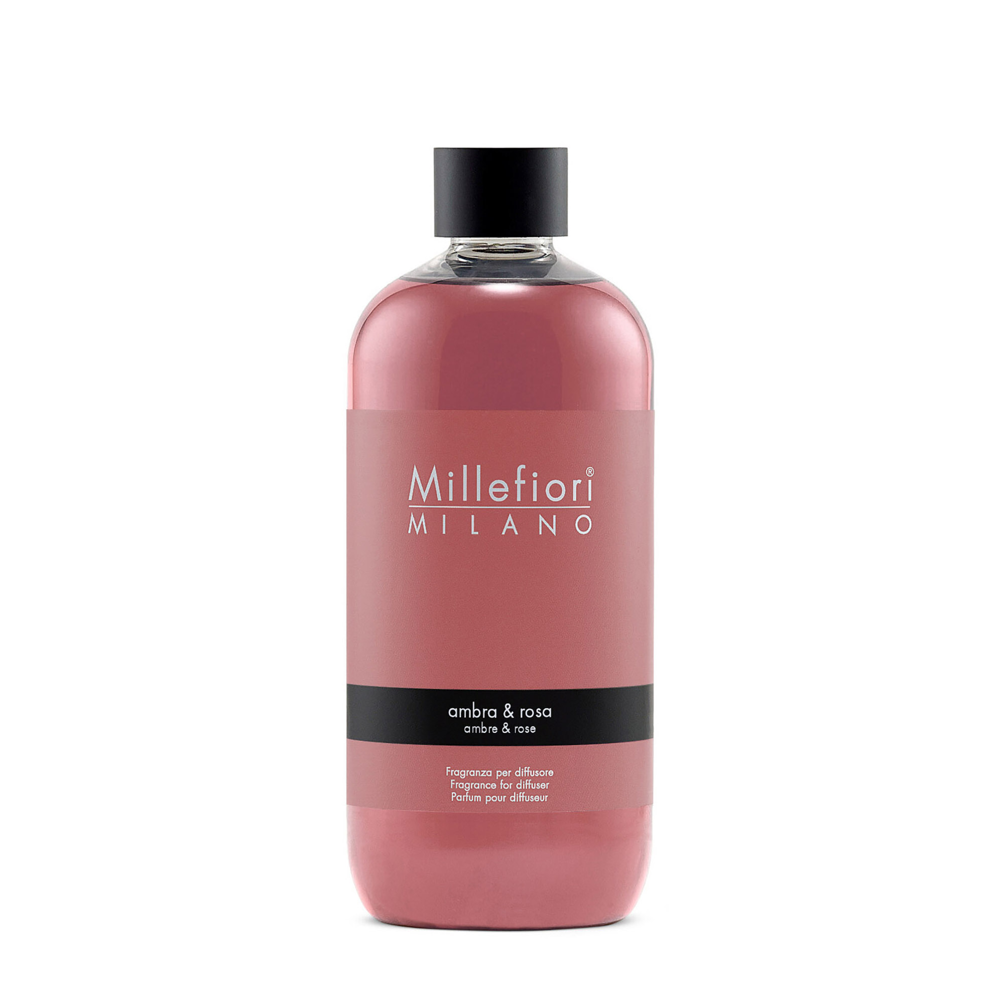 MILLEFIORI MILANO Raumduft Diffuser Nachfüllflasche 500 ml AMBRA & ROSA