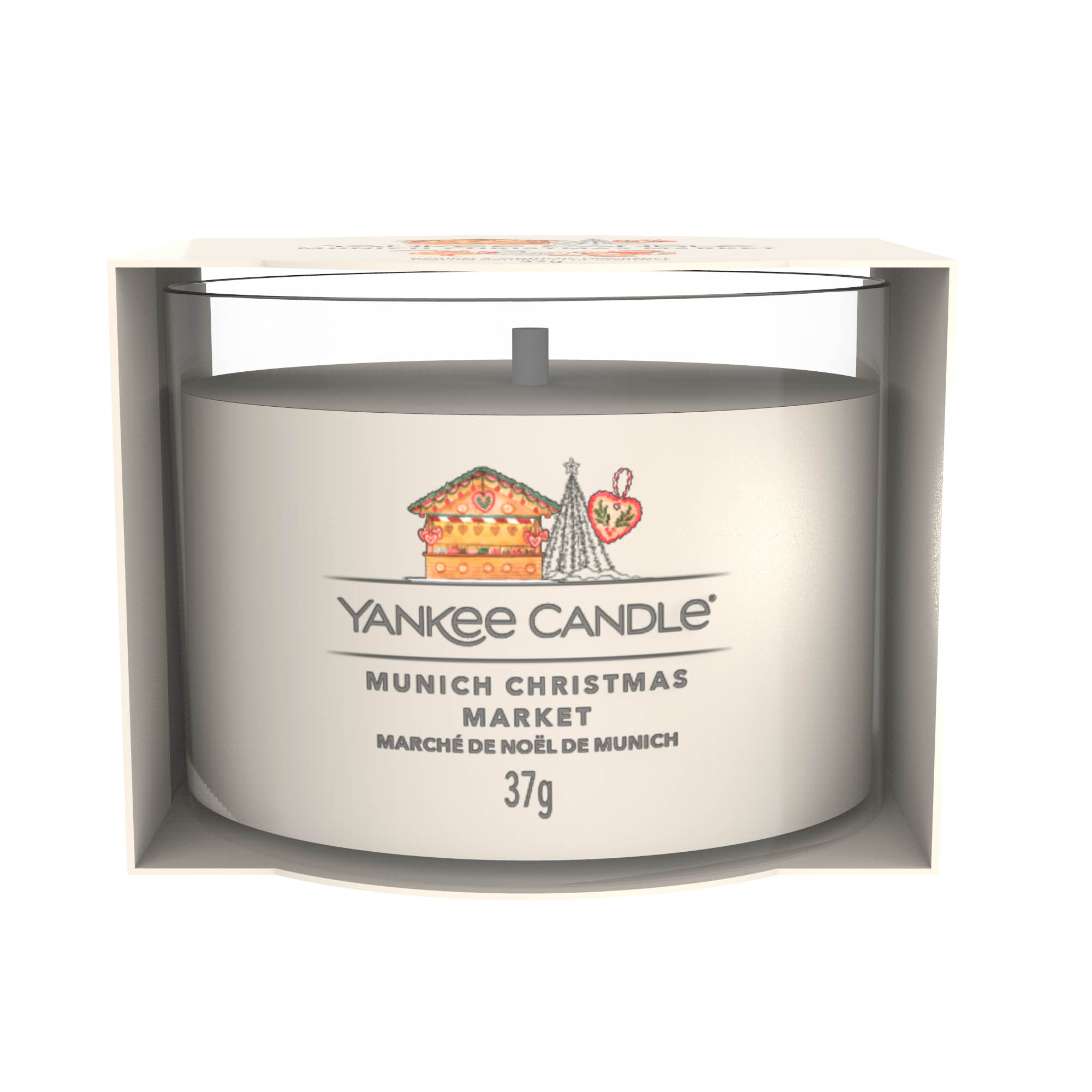 YANKEE CANDLE Glasvotivkerze MUNICH CHRISTMAS MARKET 37 g Duftkerze