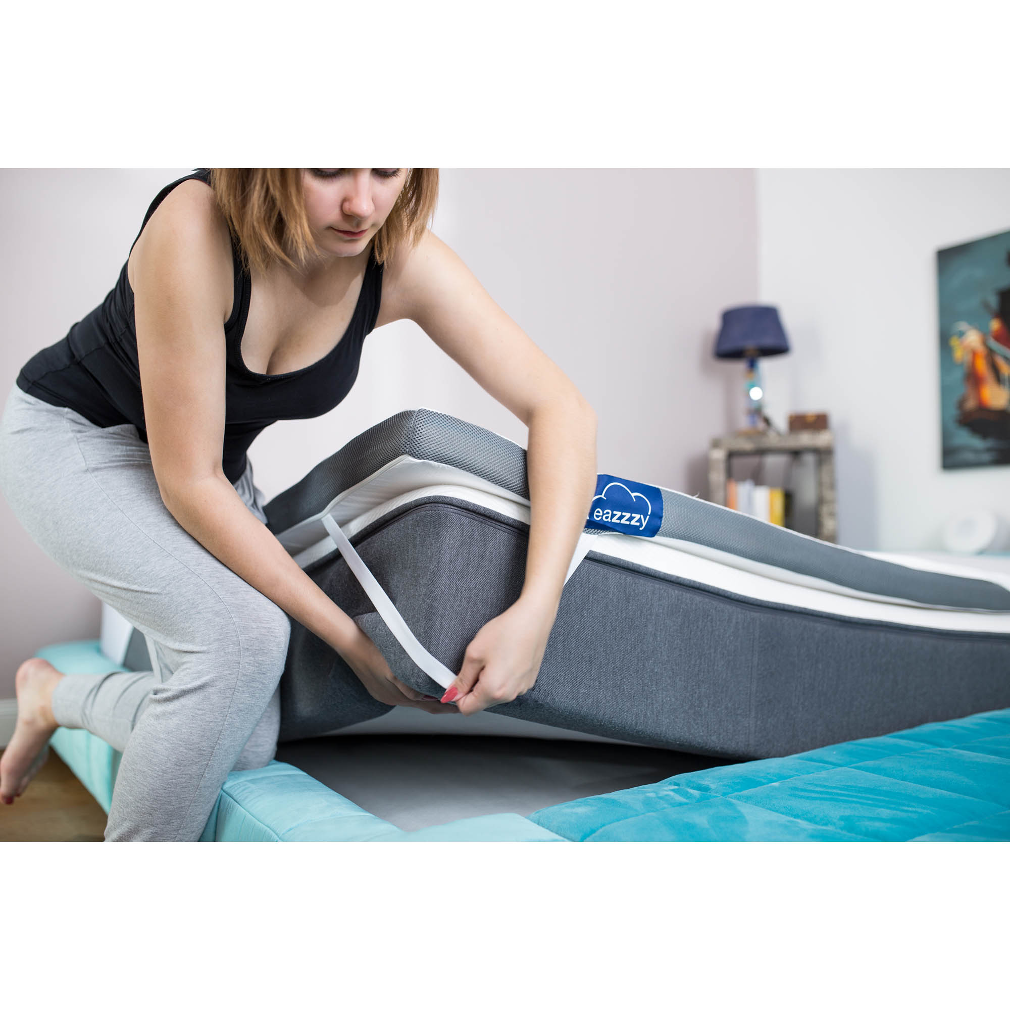 GENIUS Matratzen-Topper EAZZZY CLASSIC 90 x 200 x 7 cm