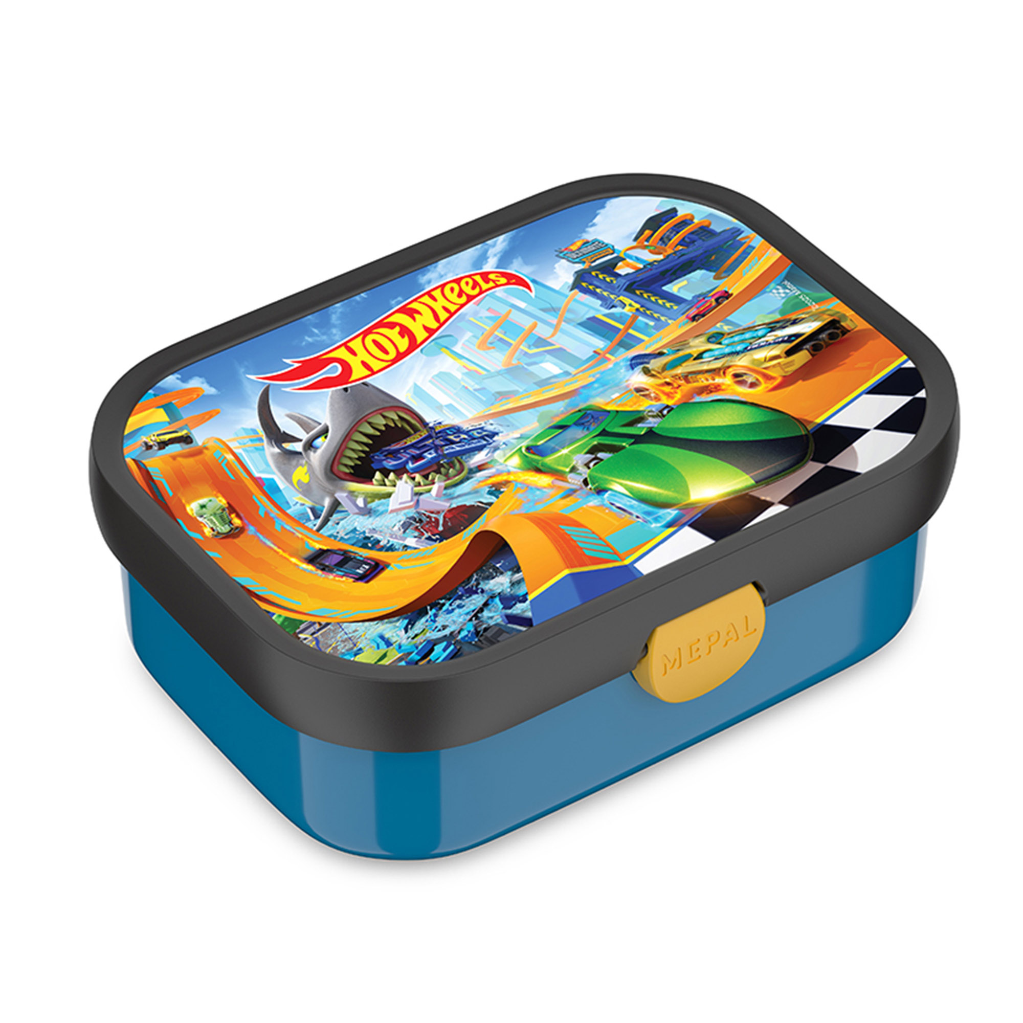 MEPAL Brotdose für Kinder CAMPUS mit Bento-Einsatz 0,75 Liter Motiv HOT WHEELS