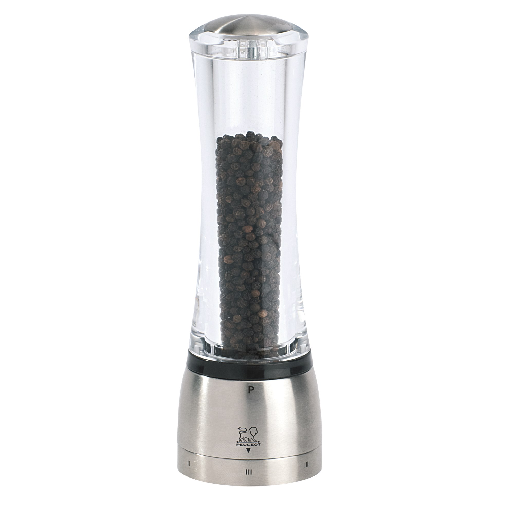 PEUGEOT Pfeffermühle DAMAN 21 cm Edelstahl Acryl U'Select