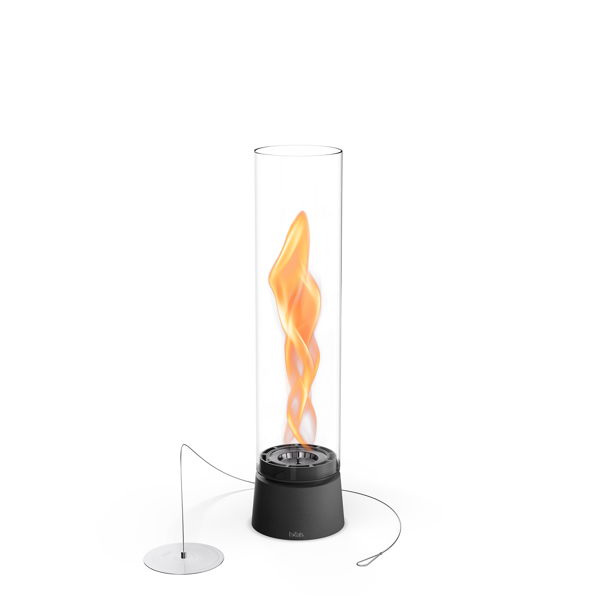 HÖFATS Tischfeuer SPIN air 900 mit Bio-Burner mattschwarz