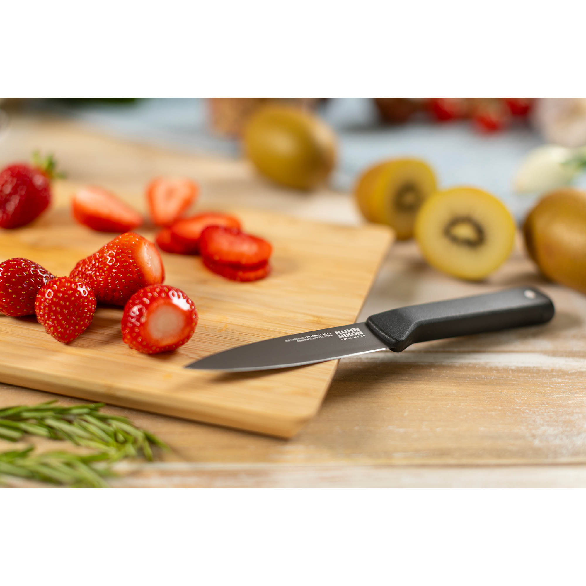 KUHN RIKON knife series ICED set of 2 straight / serrated blade 9 cm