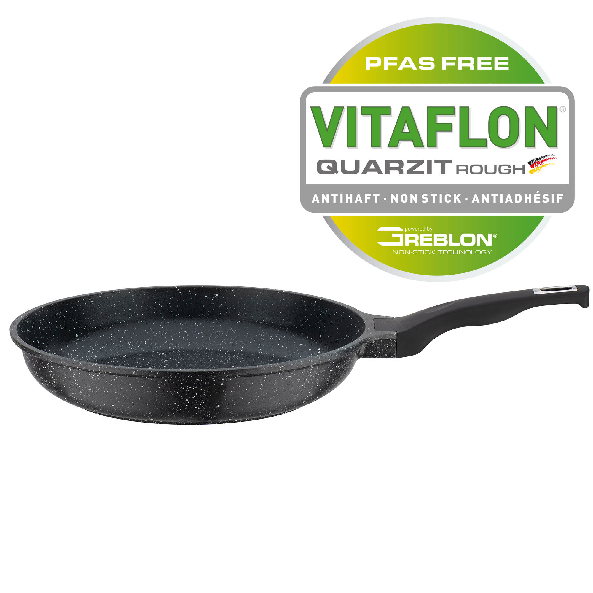 GSW Bratpfanne TITANIUM GRANIT Advanced PFAS-freie Antihaft-Beschichtung 32 cm