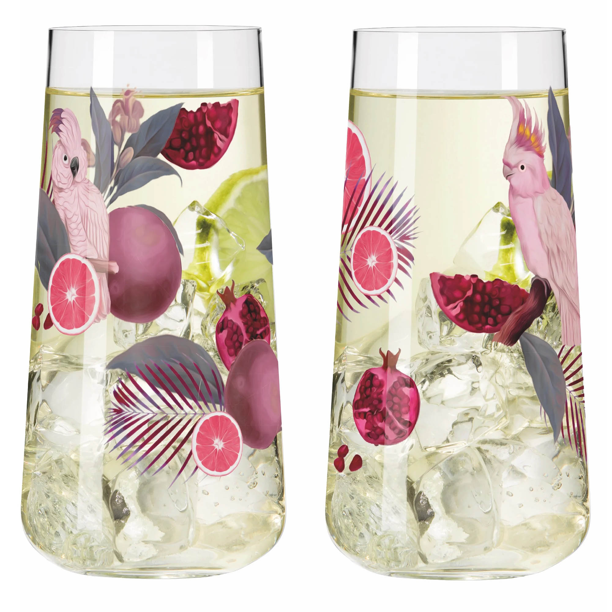 RITZENHOFF universal glass SOMMERSONETT D-Tox Set F24 with 2 pieces capacity 614 ml each