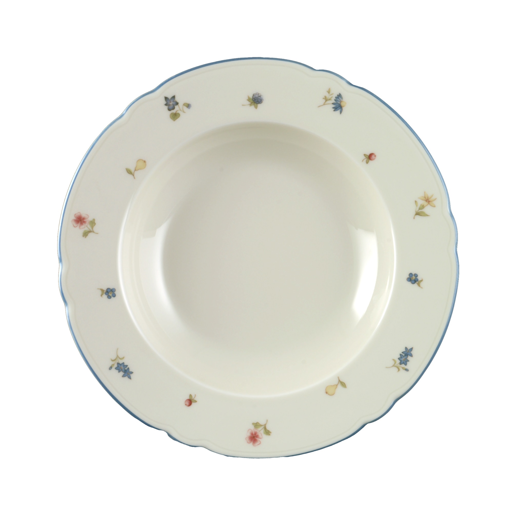 Seltmann Weiden MARIELUISE Streublume 30308 Suppenteller 23 cm 6 Stück