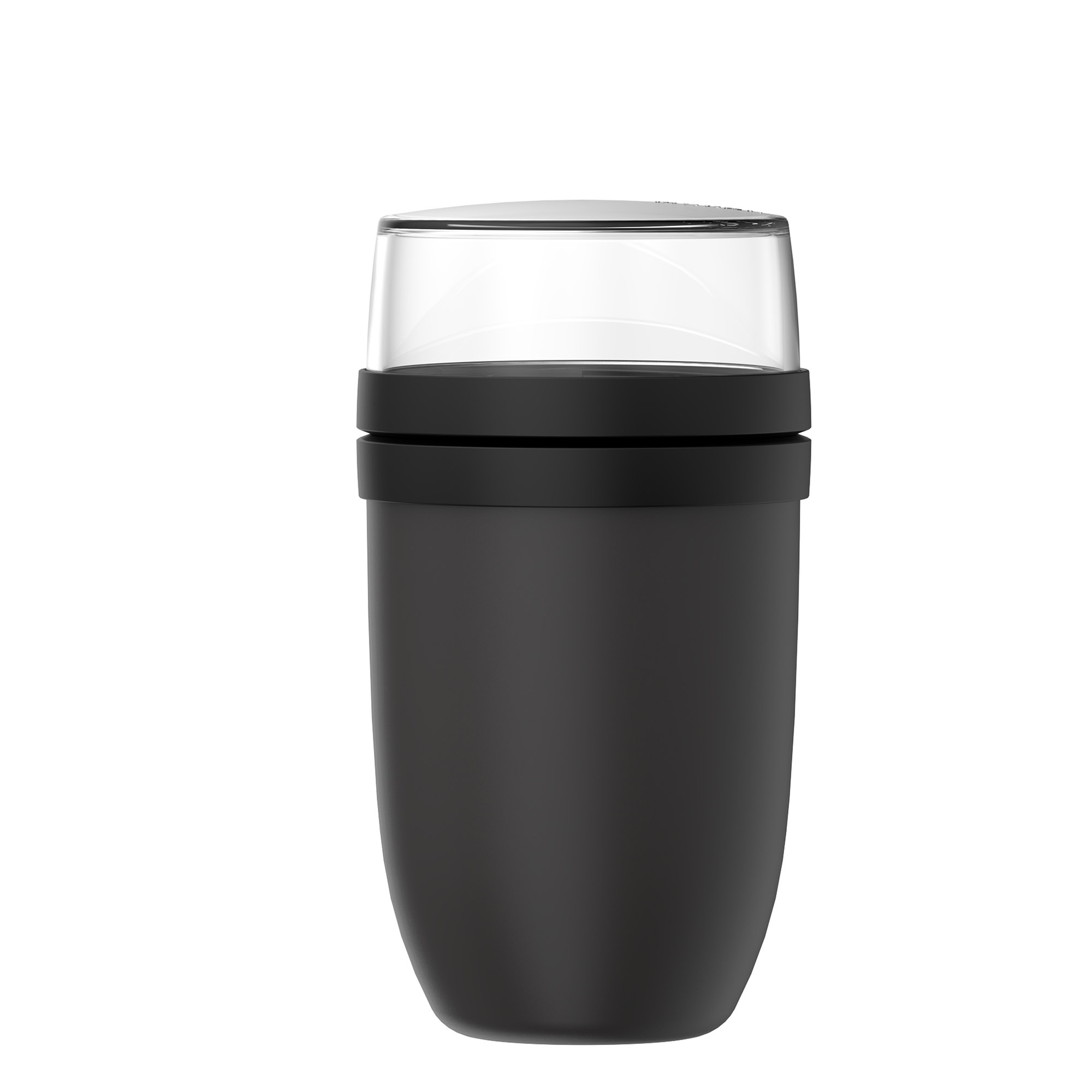 MEPAL Lunchpot ELLIPSE XL Snackbox mit 2 Behältern 750 + 300 ml nordic black