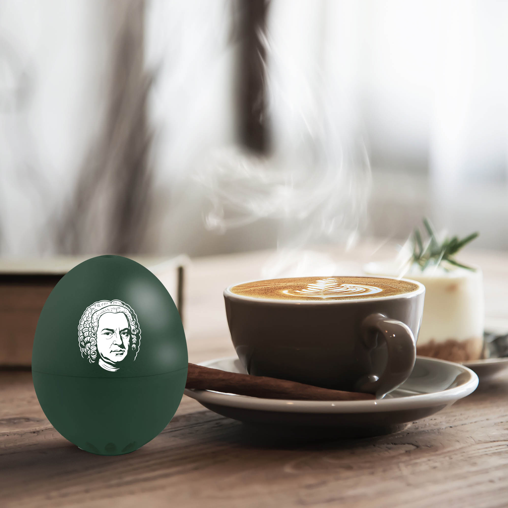 BRAINSTREAM PiepEi BACH Eieruhr zum Mitkochen für 3 Härtegrade