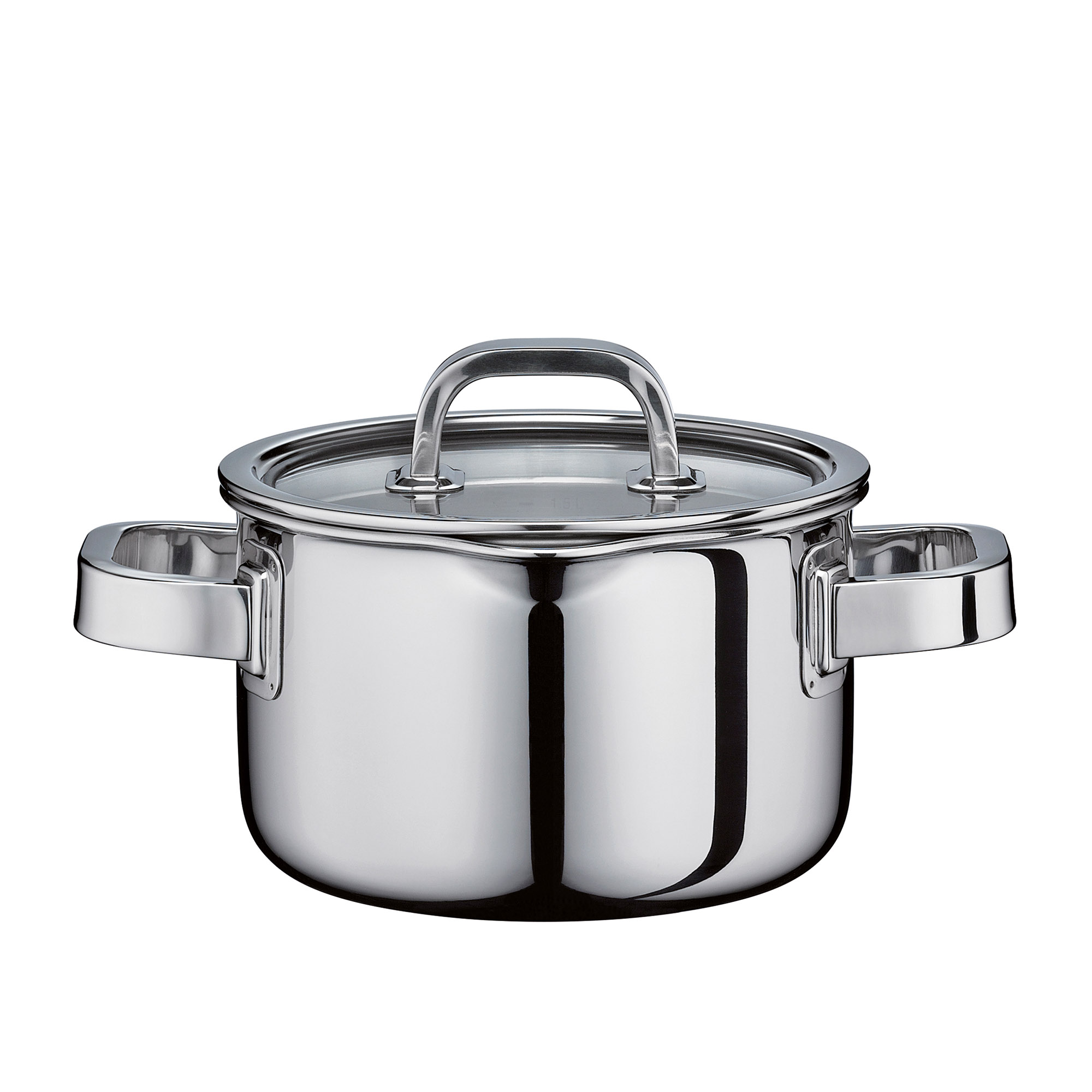 SPRING Fleischtopf FINESSE2+ mit Glasdeckel 16 cm 2,0 Liter INDUKTION