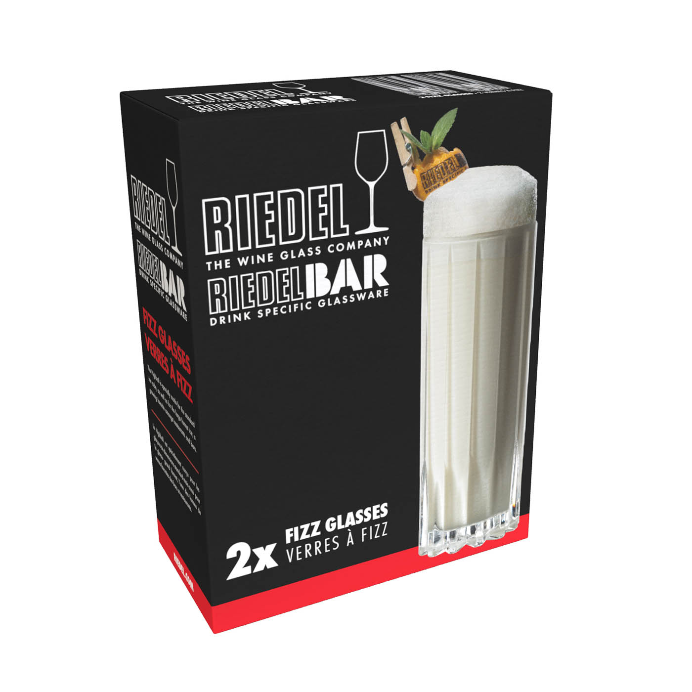 RIEDEL Drink Specific Glassware FIZZ 2 pieces in a set Contents 265 ml
