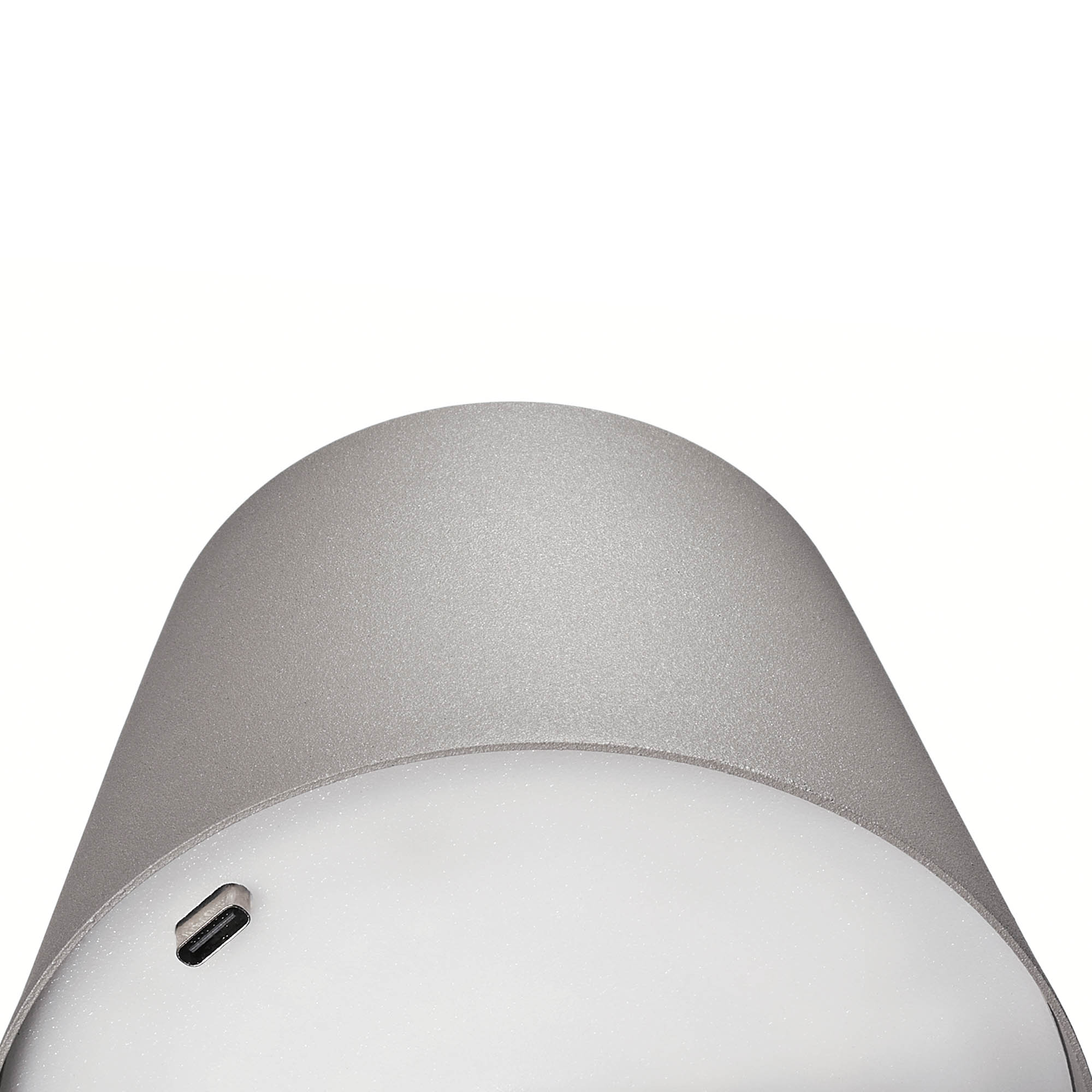 CILIO LED-Tischlampe SOLE Mobile LED-Leuchte für indoor und outdoor - grau