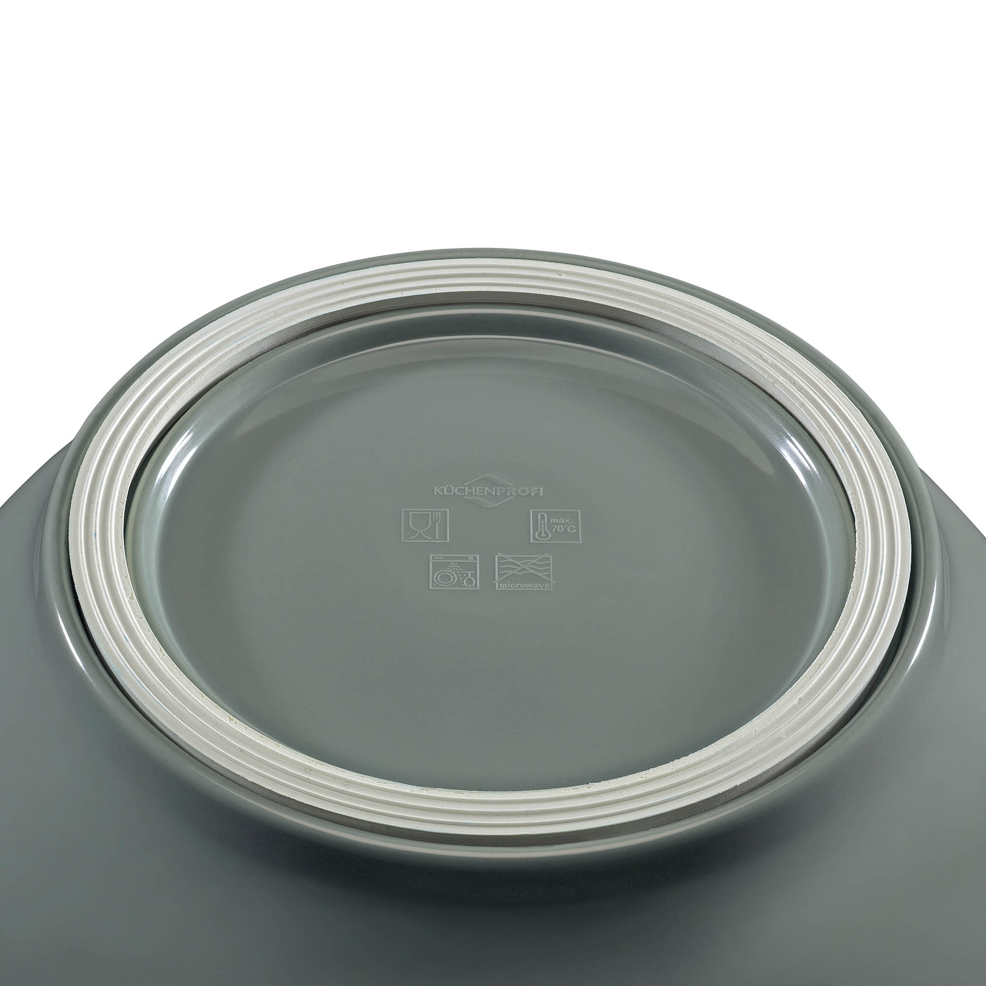 KÜCHENPROFI BAKE mixing bowl made of melanin 3 litres grey