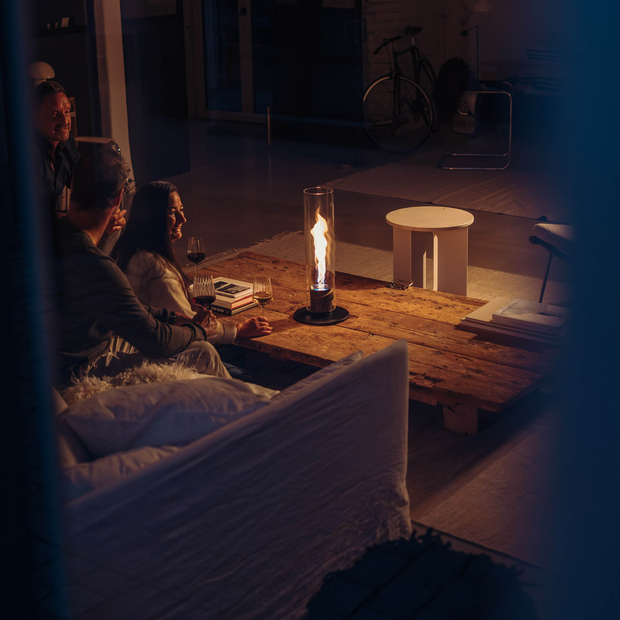 HÖFATS Tischfeuer SPIN classic 1200 mit Bio-Burner schwarz