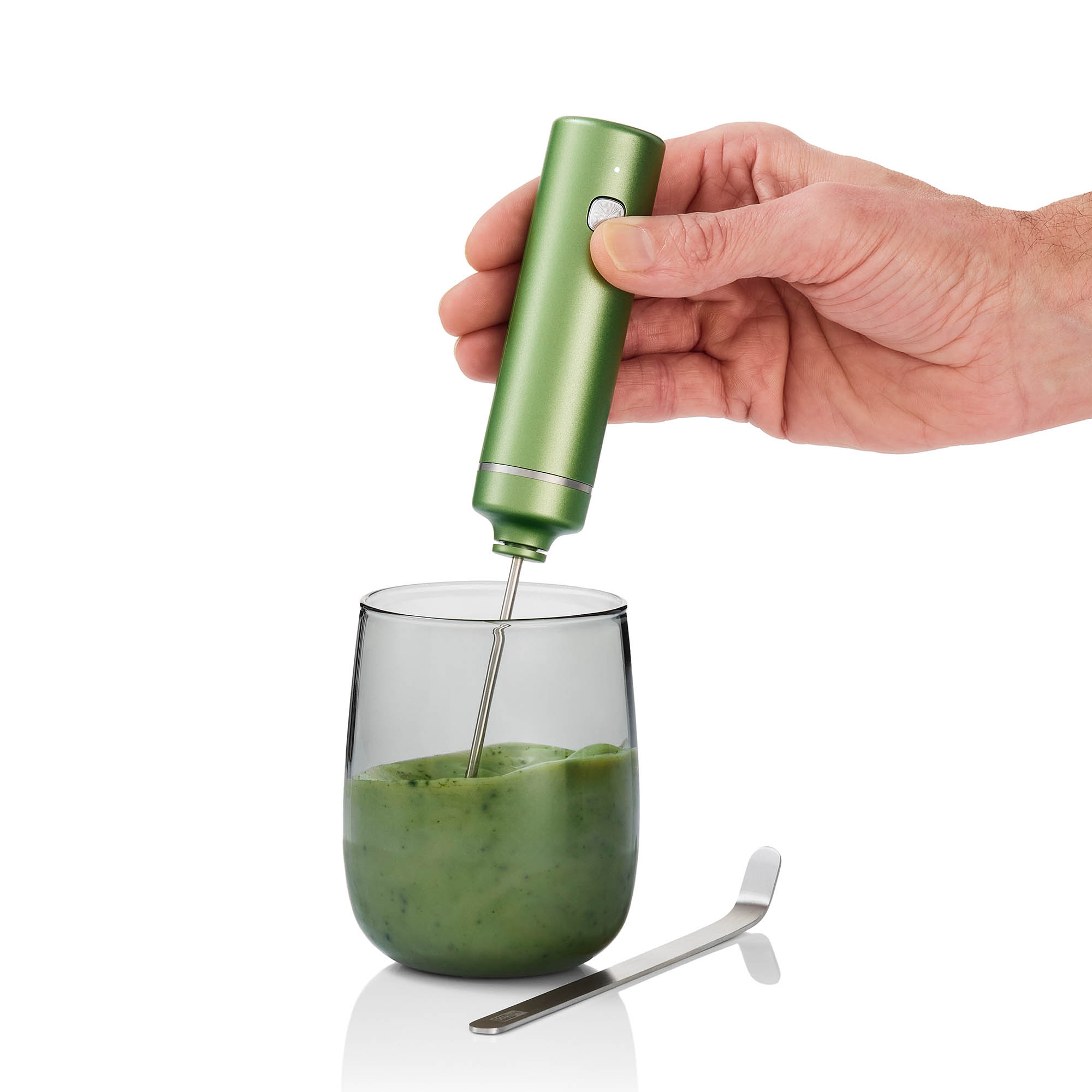 AdHoc Matcha-Genießer-Set CHADO mit Aufschäumer, Glas 250 ml und Matcha-Löffel