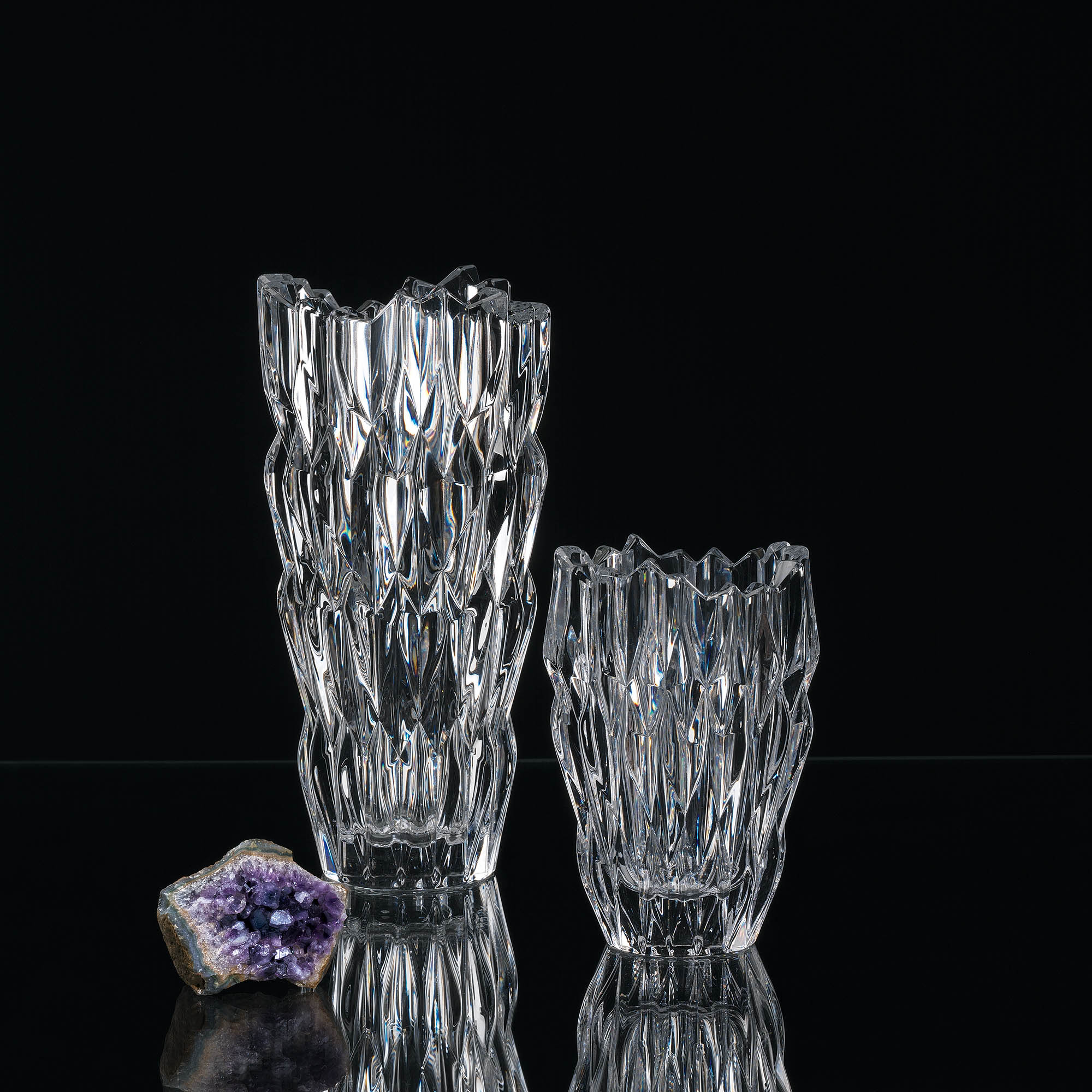 NACHTMANN QUARTZ series flower vase 16 cm oval