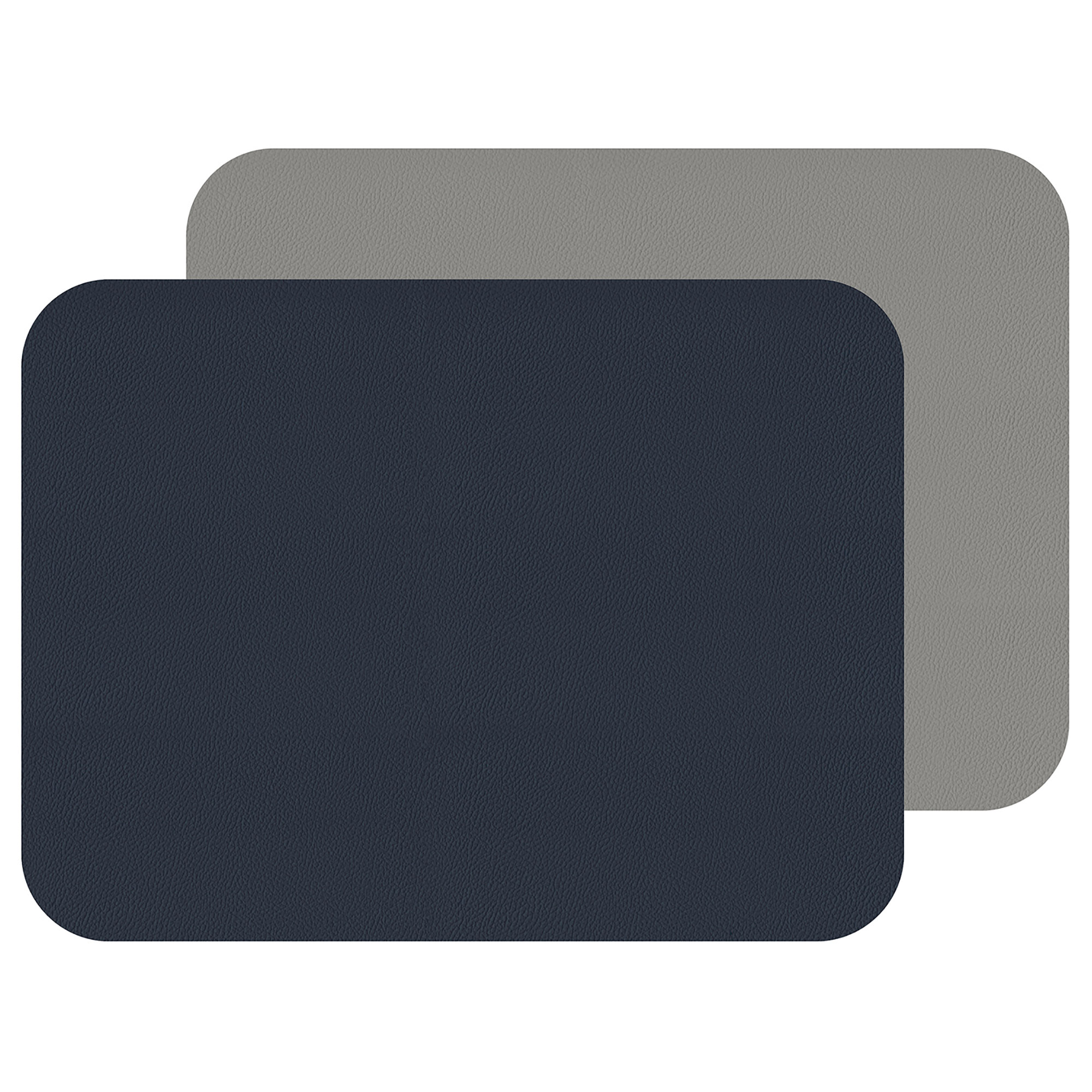 FREEFORM 2er-Set Tischsets FLEXIMAT 46 x 33 cm zweifarbig navy / grau
