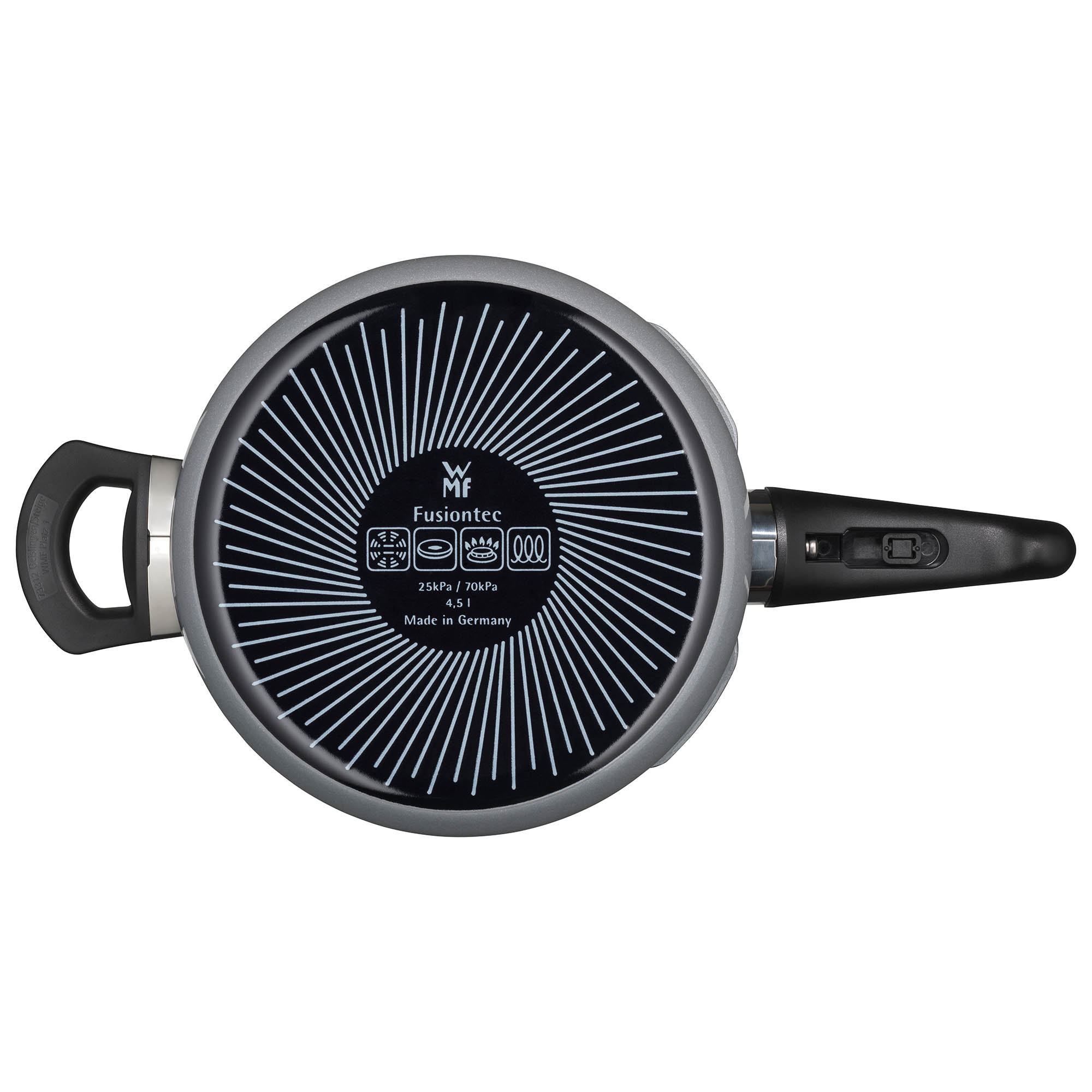 WMF Schnellkochtopf FUSIONTEC MINERAL PERFECT 4,5 Liter Platinum