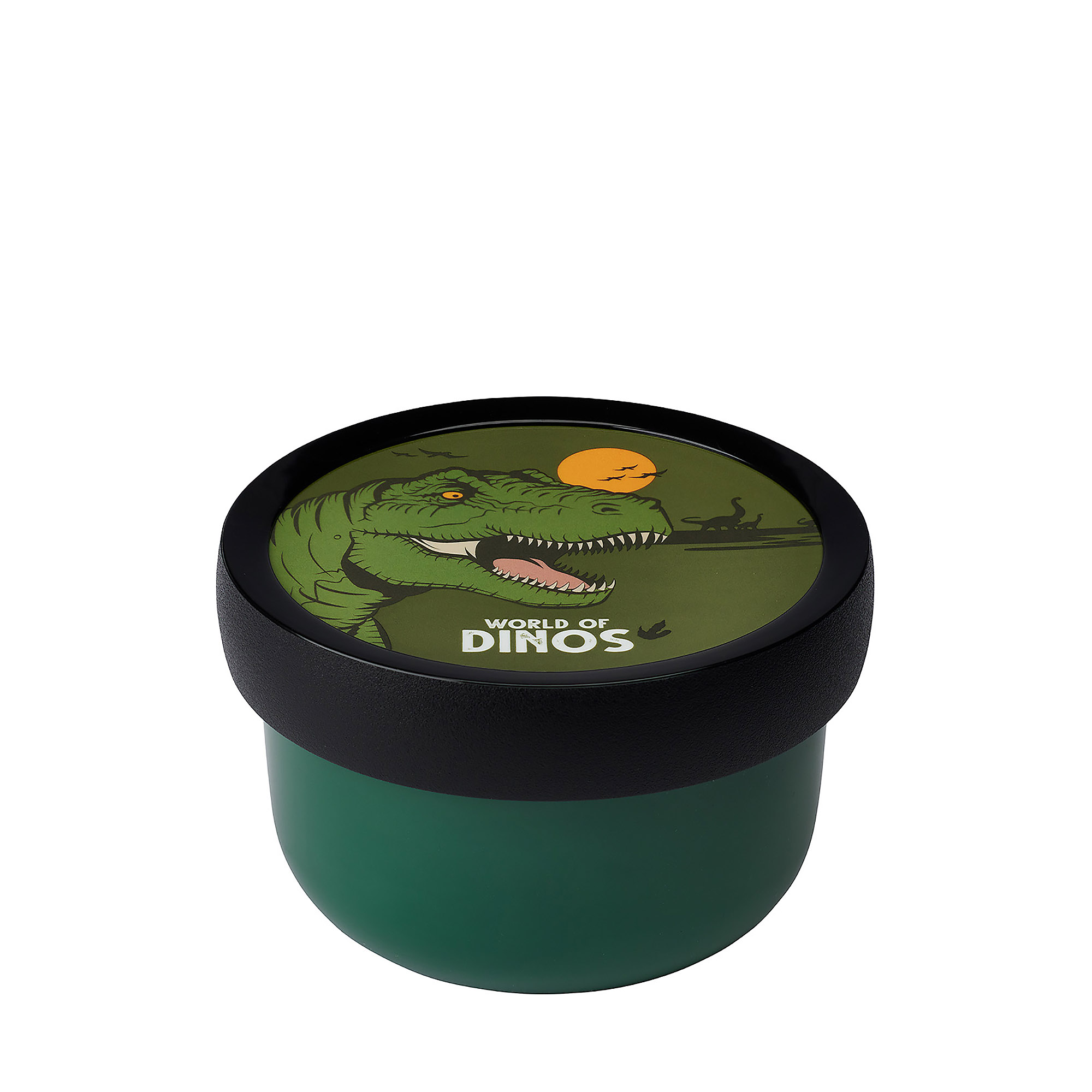 MEPAL Fruchtbox für Kinder CAMPUS Snackbox 0,3 Liter Motiv Dino