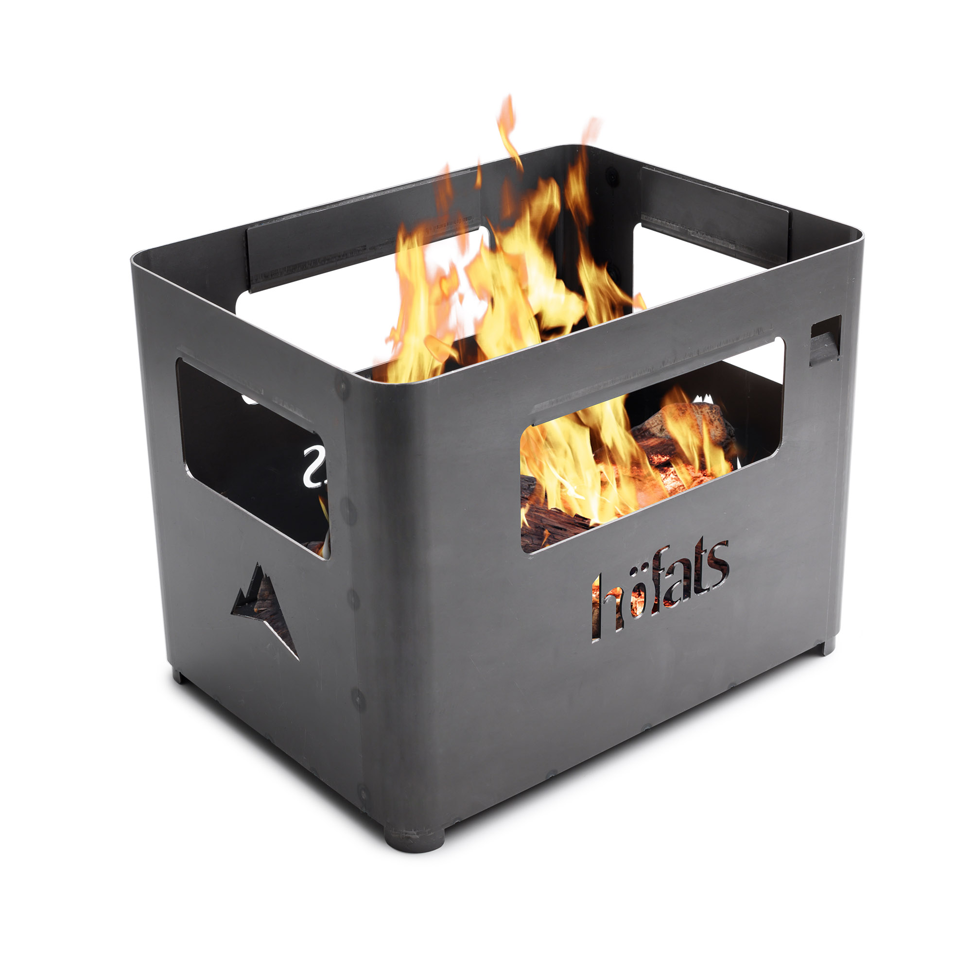 HÖFATS Feuerkorb BEER BOX aus Corten-Stahl