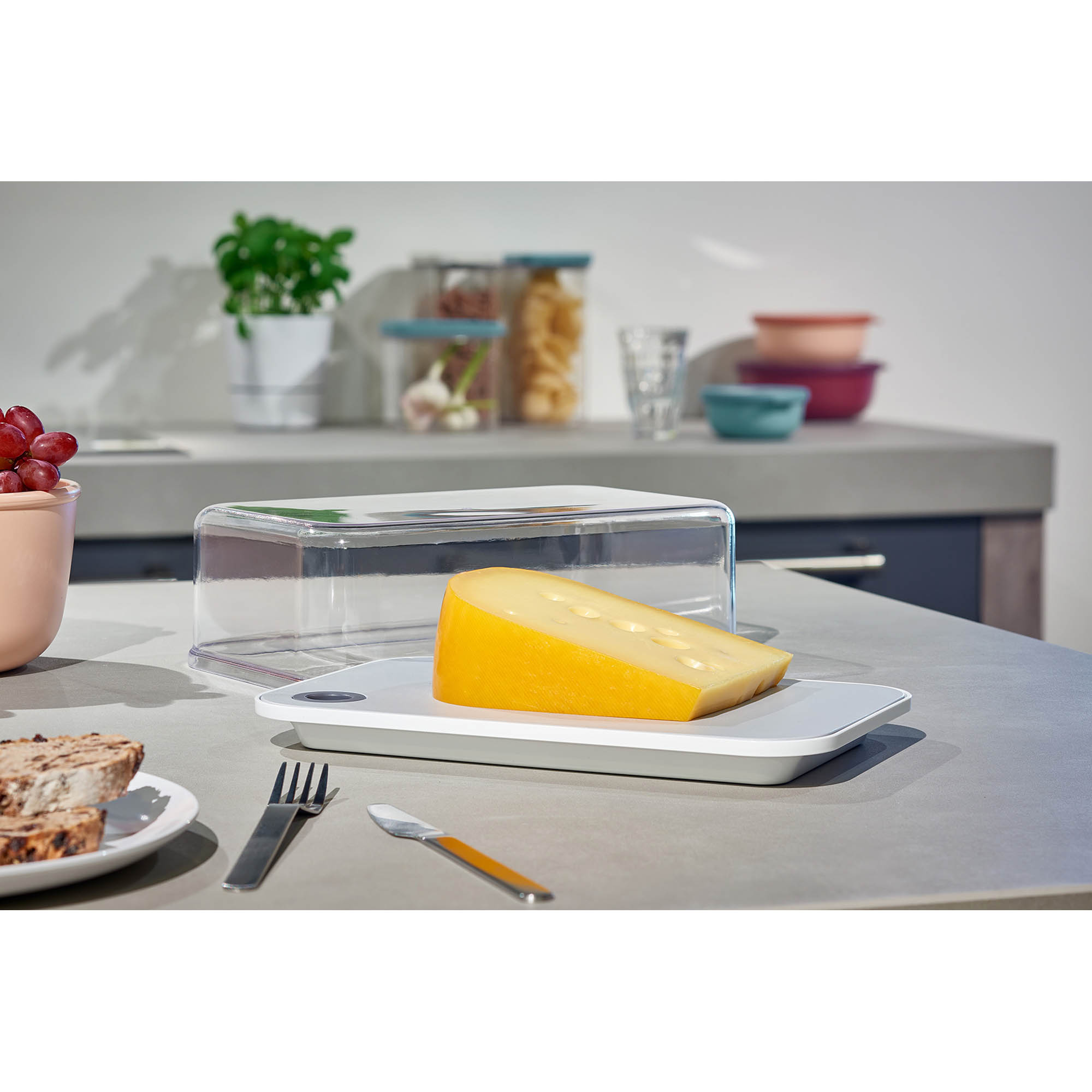 MEPAL serving box MODULA cheese bell with cutting board 2.8 litres