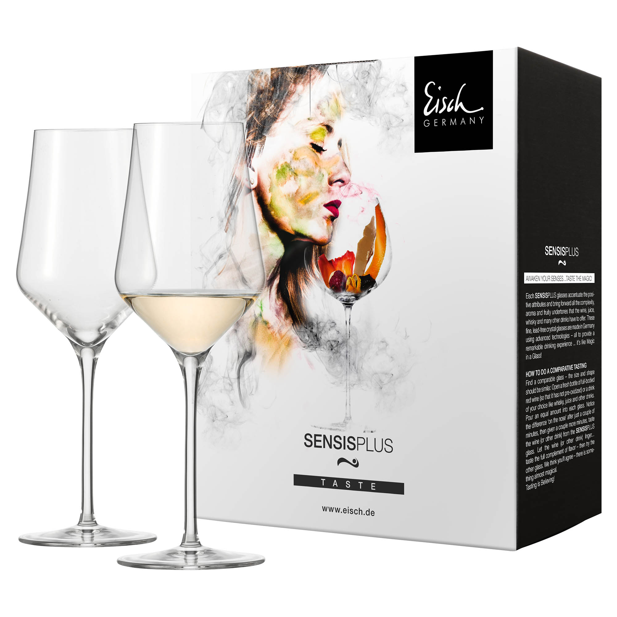 EISCH Serie SKY SENSISPLUS Weißweinglas 2 Stück im Set 380 ml