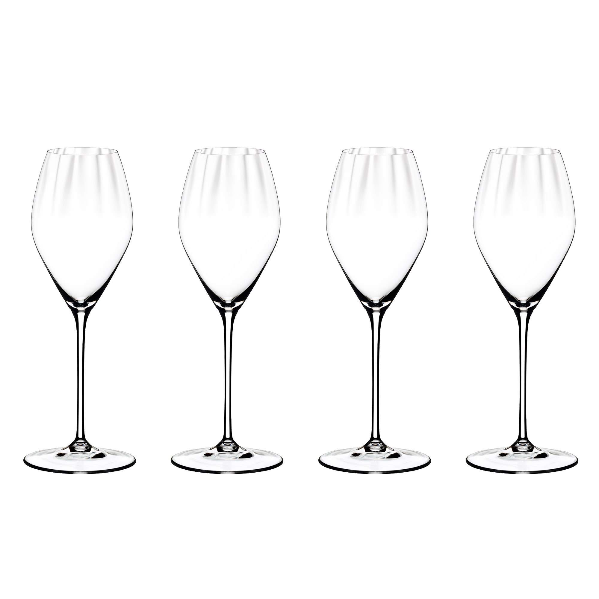 RIEDEL Serie PERFORMANCE Champagner Weinglas Vorteils-Set 4 Stück Inhalt 375 ml