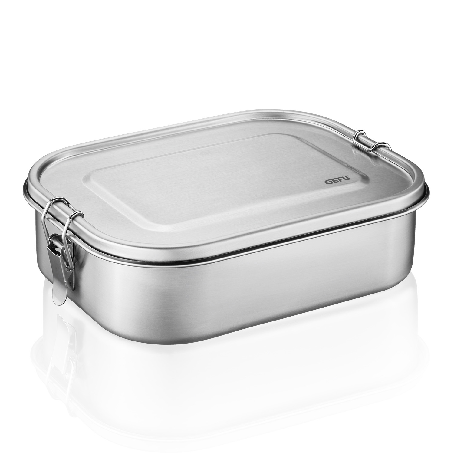GEFU Lunchbox ENDURE aus Edelstahl 1,4 Liter 22 cm x 16,5 cm