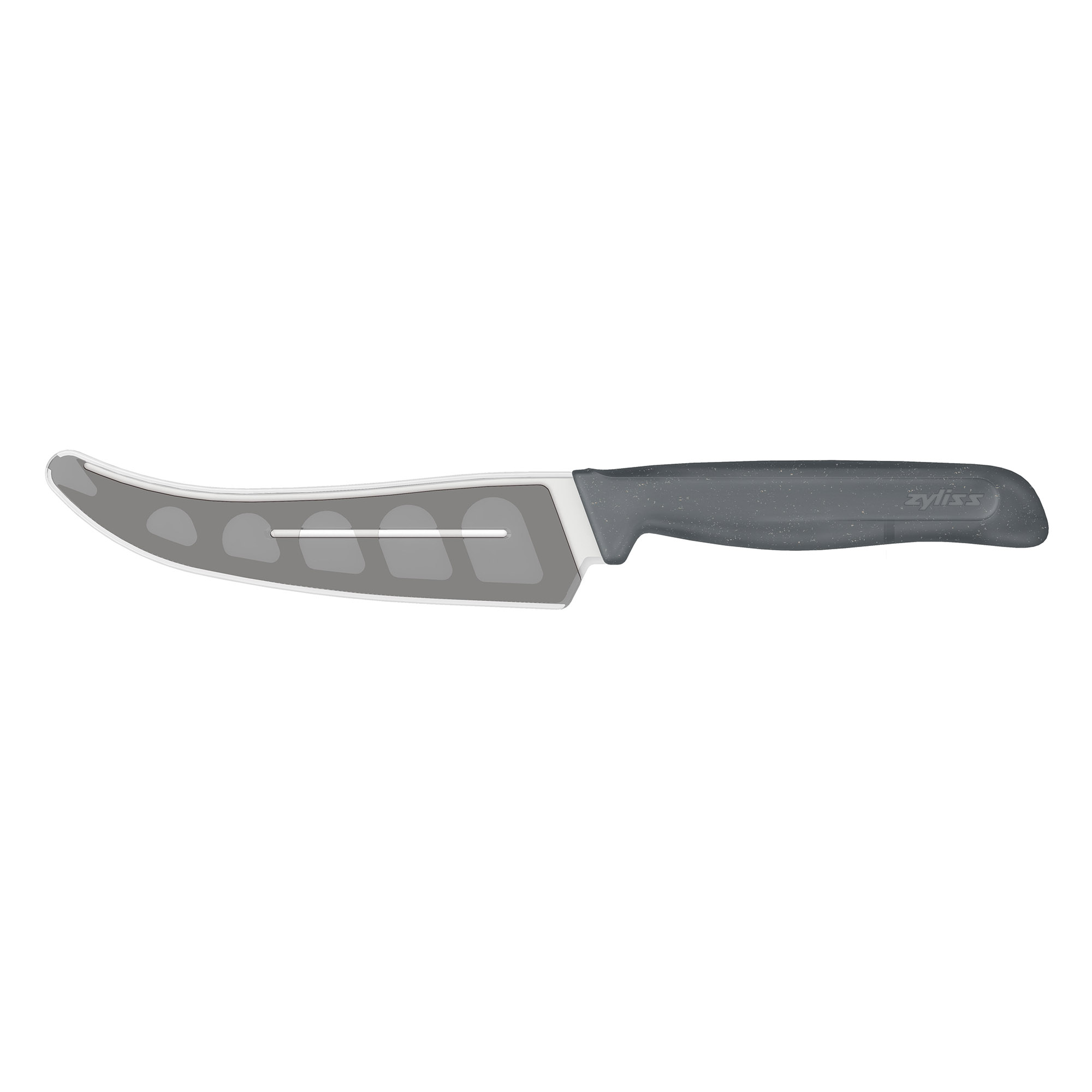 ZYLISS Käsemesser 12,5 cm Klingenlänge, Griff aus Weizenstroh-Kunststoff