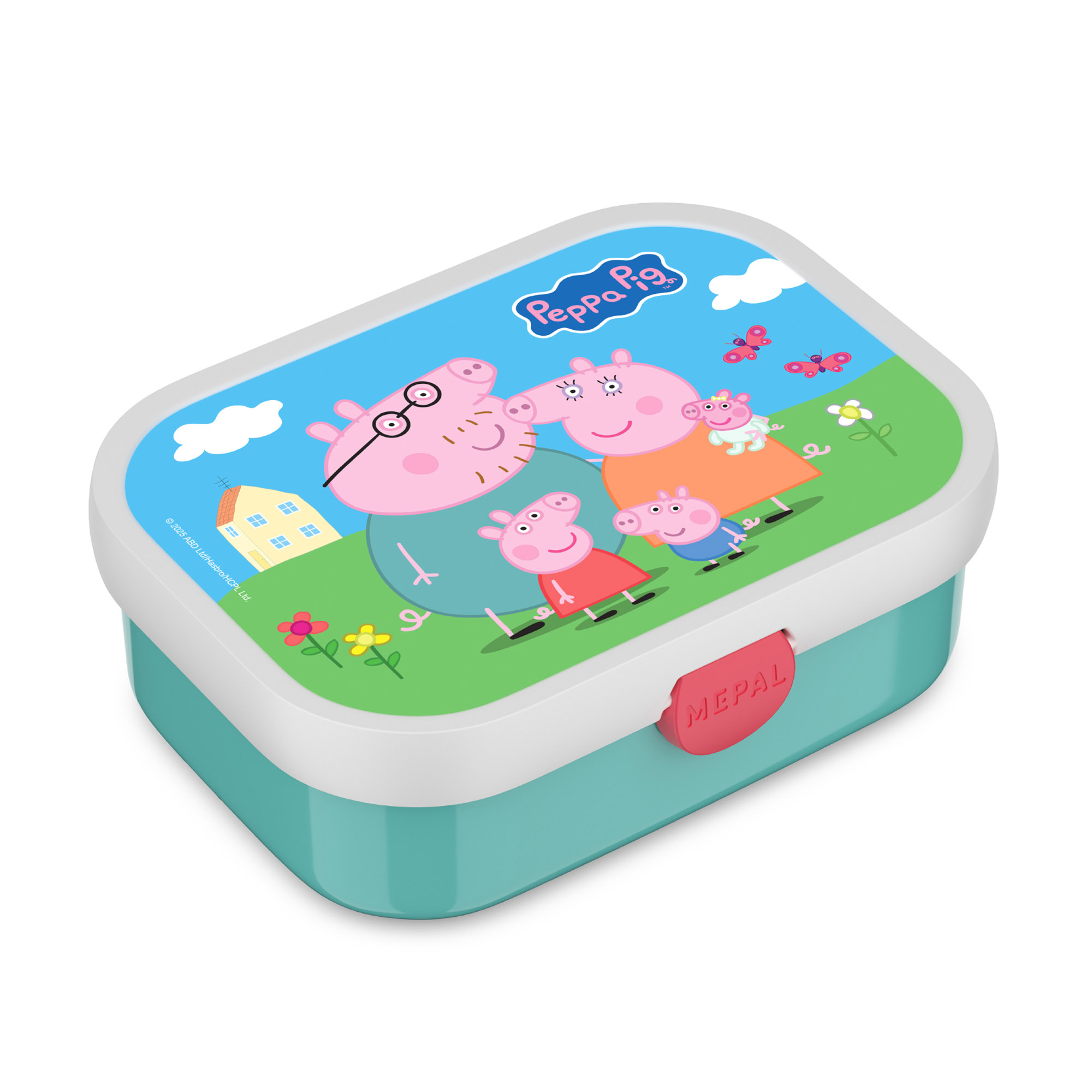 MEPAL Brotdose für Kinder CAMPUS mit Bento-Einsatz 0,75 Liter Motiv PEPPA PIG