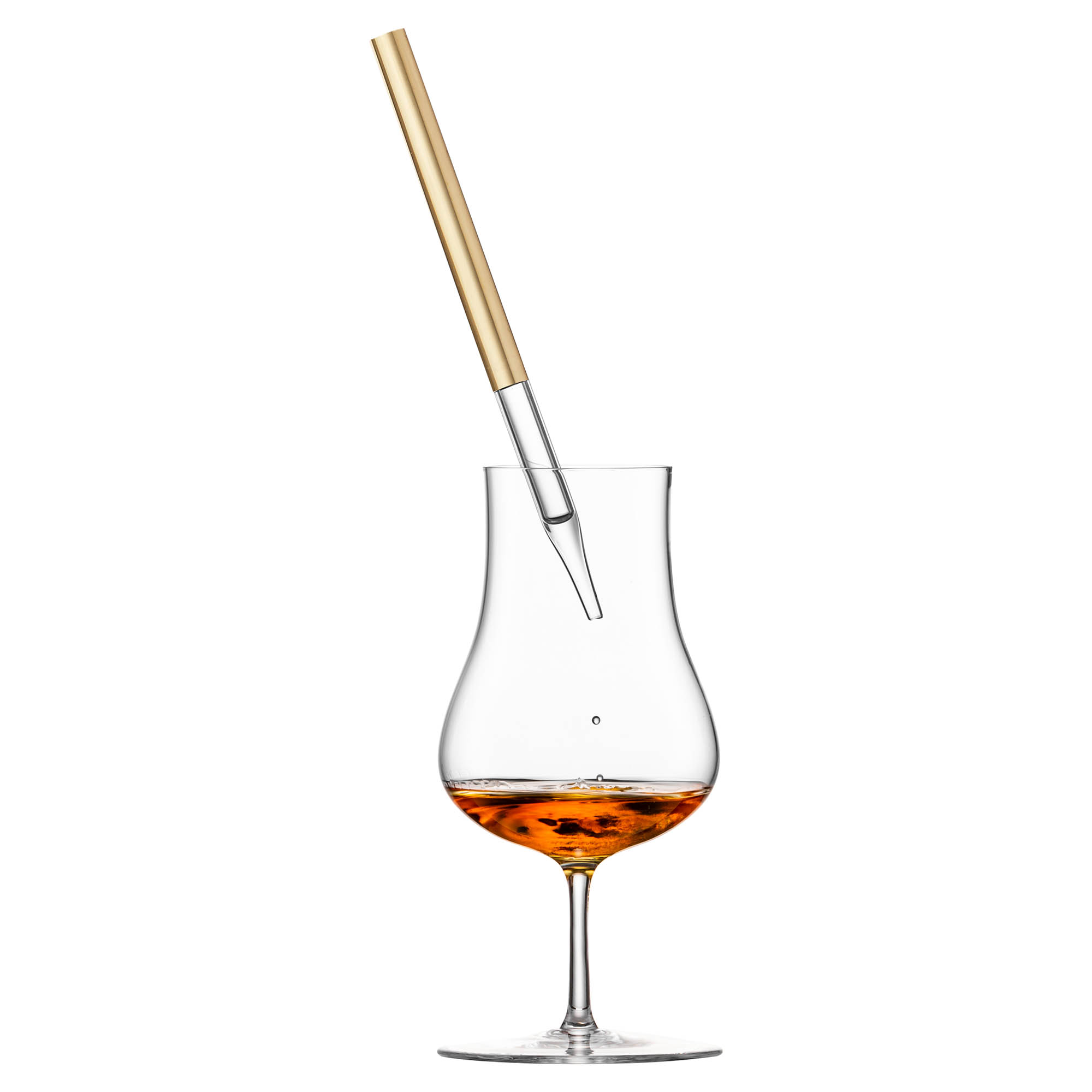 EISCH Whiskypipette / Rumpipette GENTLEMAN GOLD